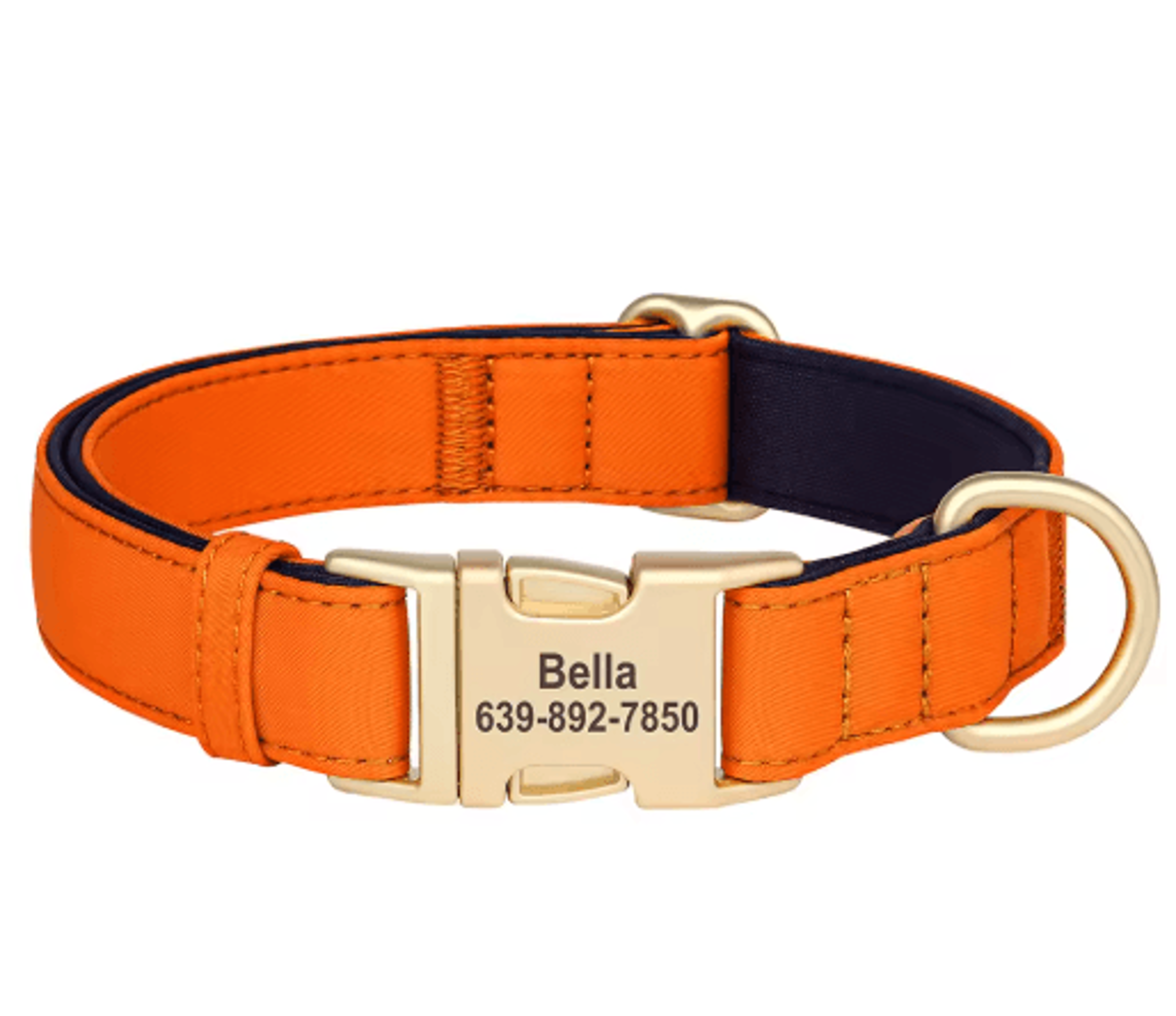 Personalized Waterproof Dog Collar  Soft Padded Engraved Nylon Collar For Dogs 8