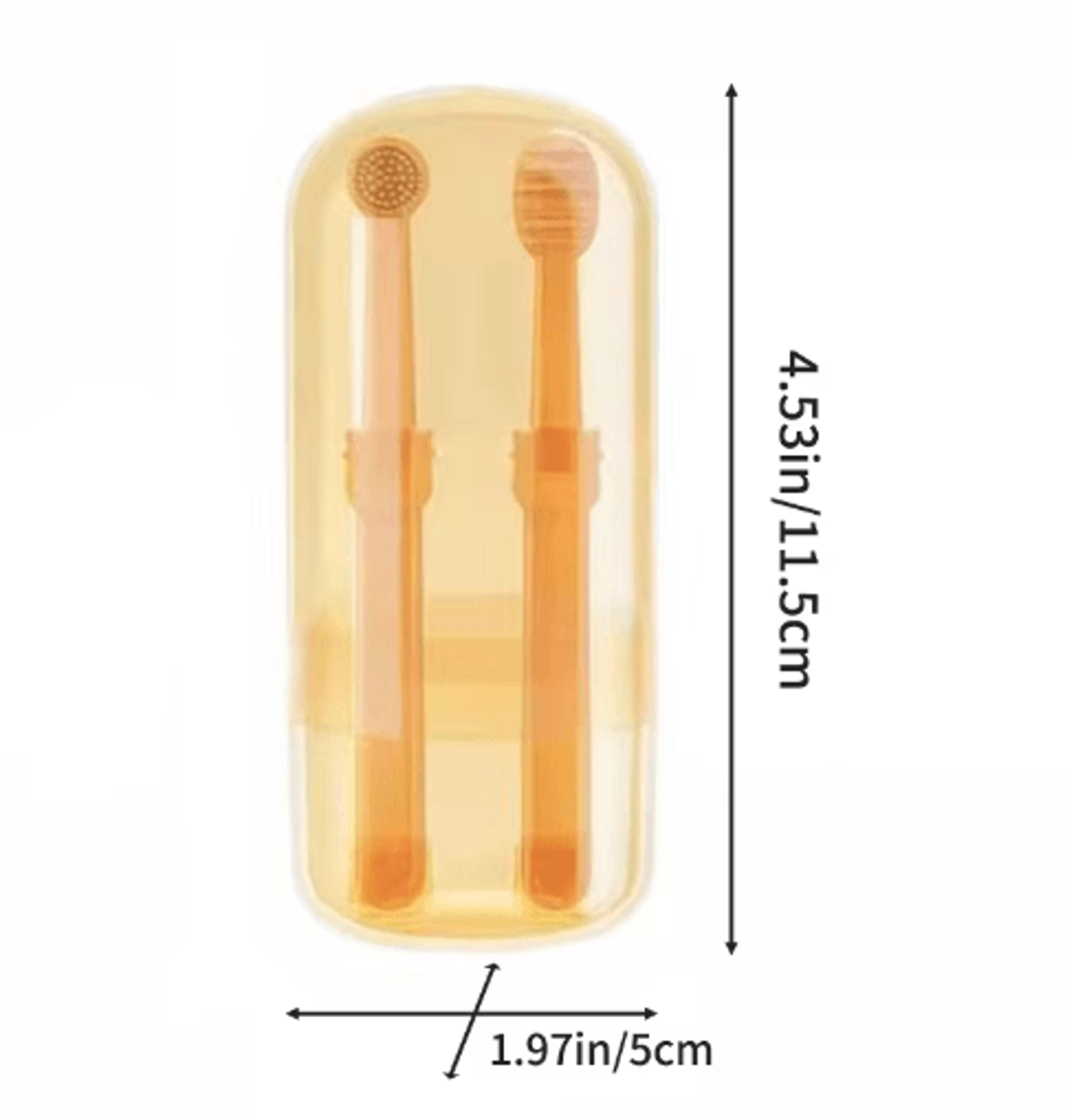 PETCLEAR Silicone Pet Toothbrush Set  Soft MultiAngle Oral Care Brushes For Dogs  Cats 1