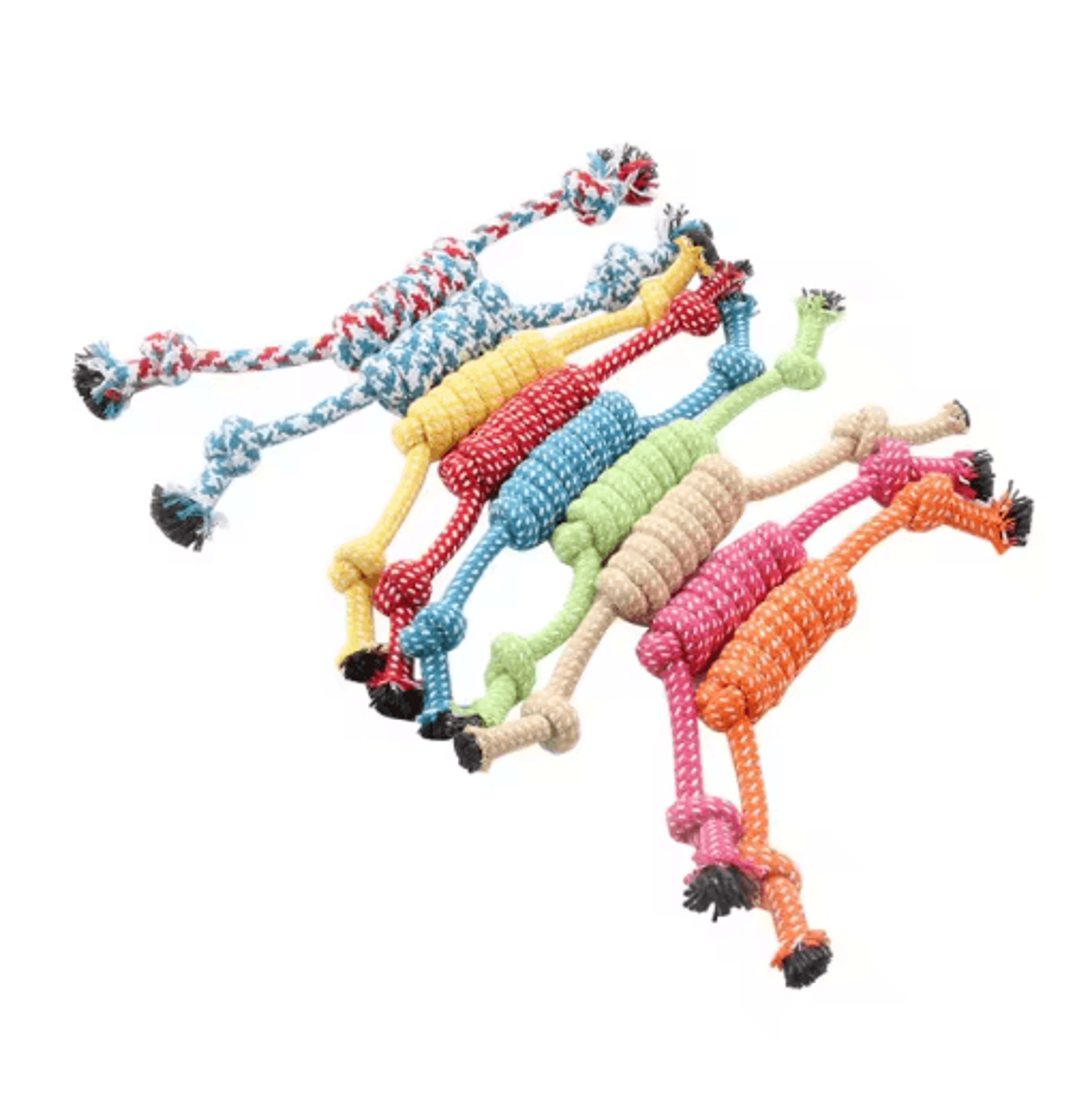 Durable Braided Rope Dog Chew Toy For Training  Interactive Play 0