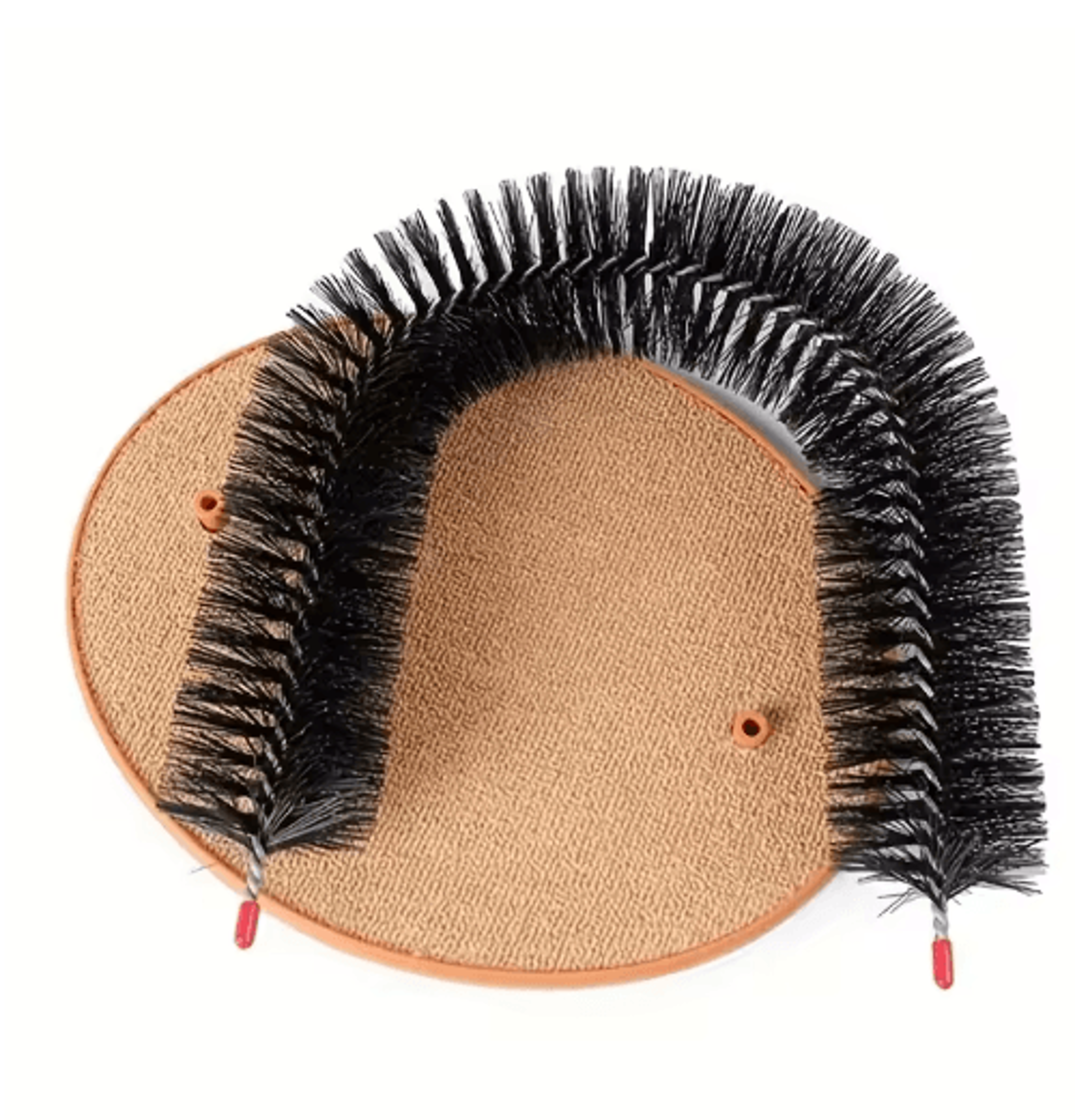 Interactive Cat Grooming Arch With Massage Brush  Scratching Pad 4