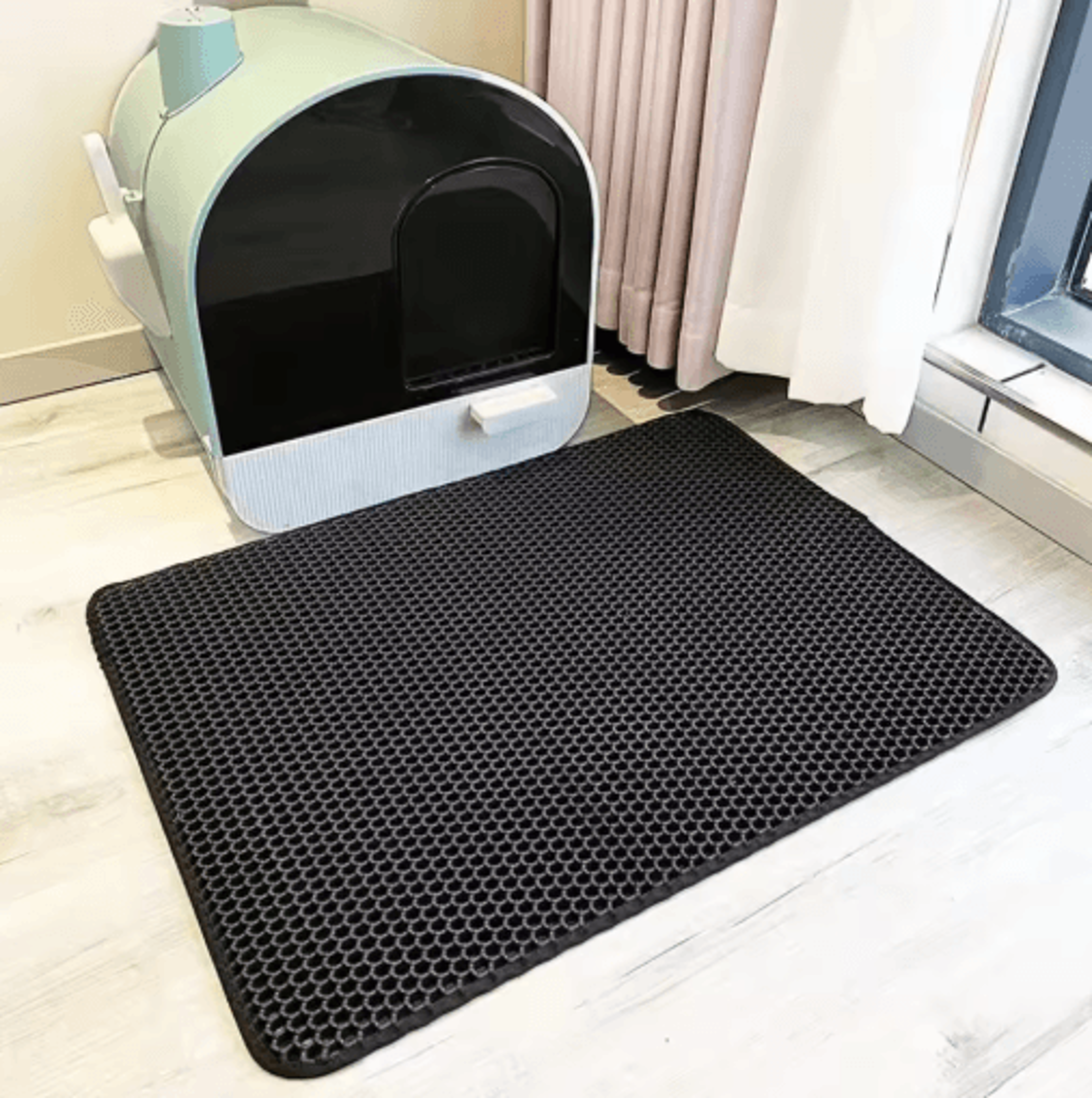Extra Large Waterproof Double Layer Cat Litter Mat For MessFree Floors 3