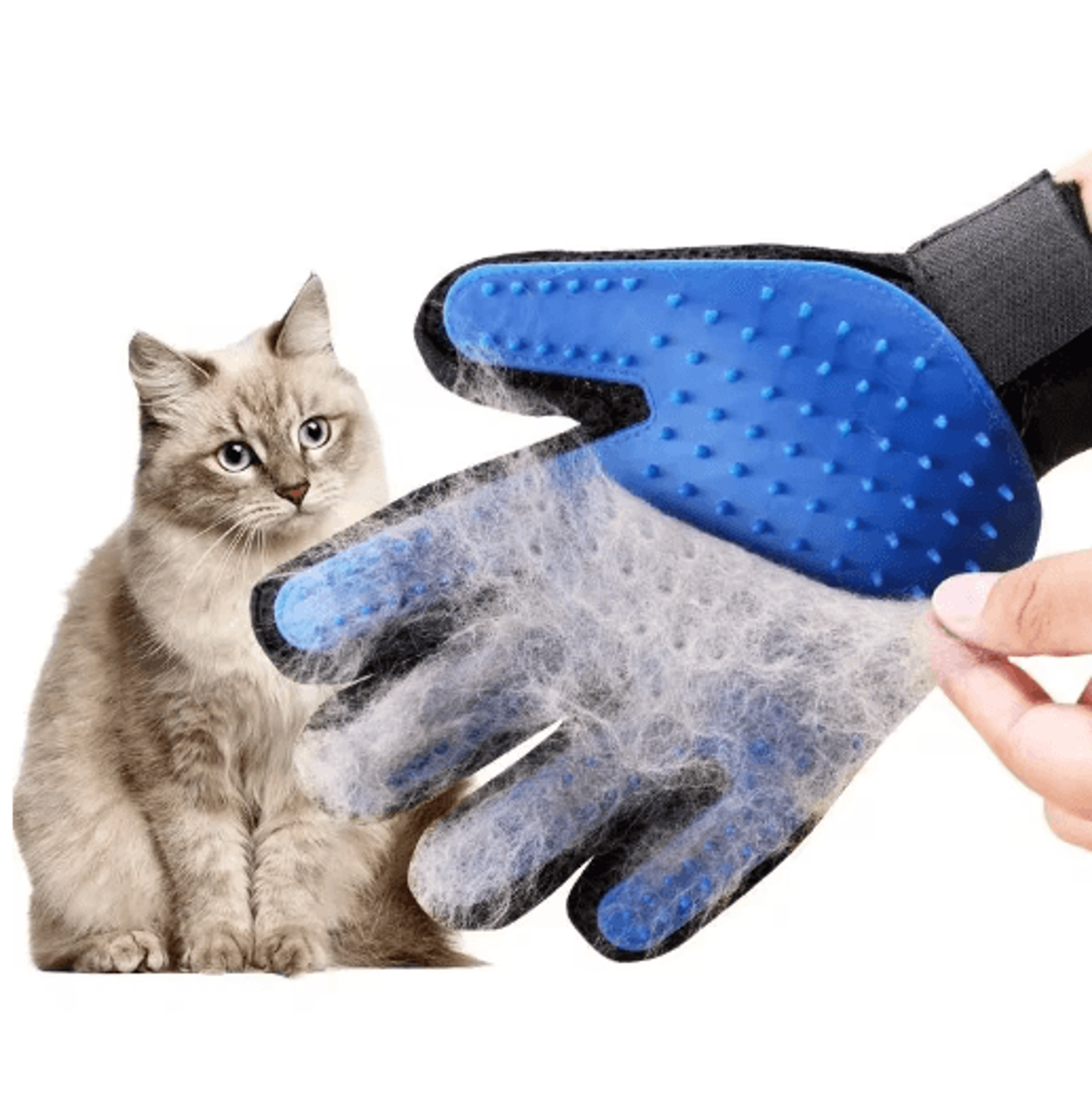 Silicone Pet Grooming Gloves For Cat  Dog Hair Removal 6