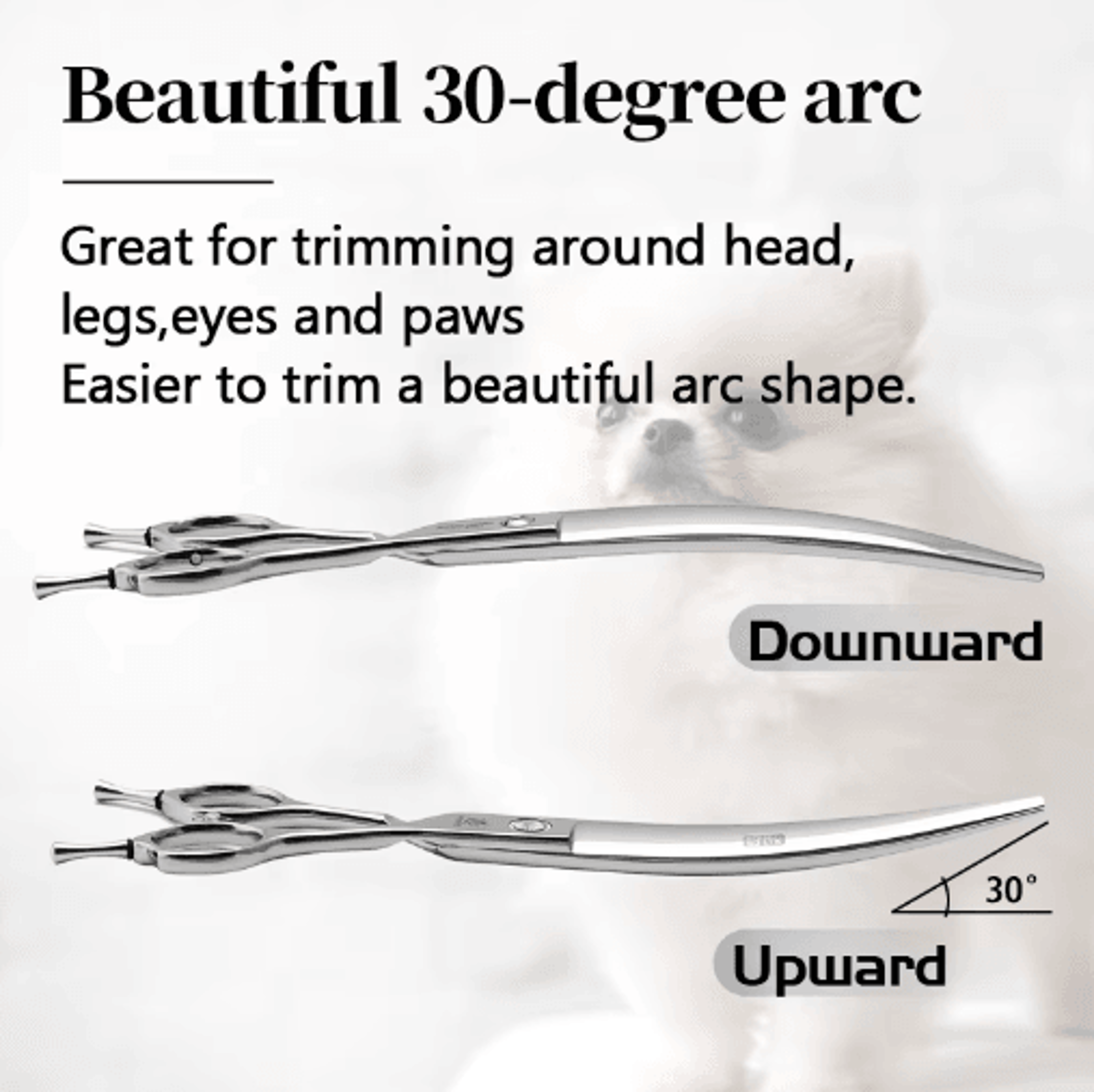 Fenice Professional Pet Grooming Shears Set For Dogs  Cats 25