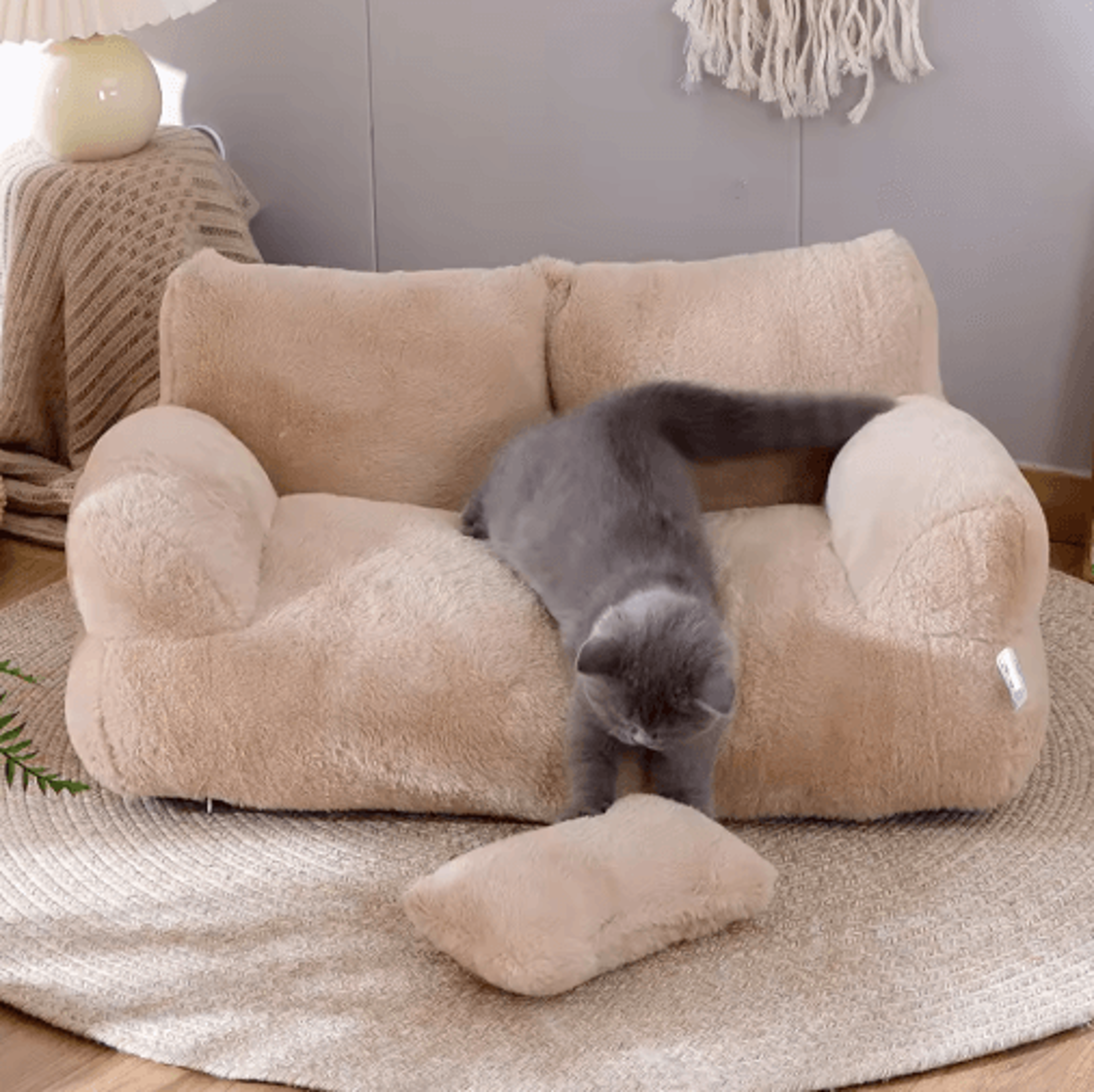 Soft Detachable Washable Pet Sofa Couch For Cats  Dogs 6