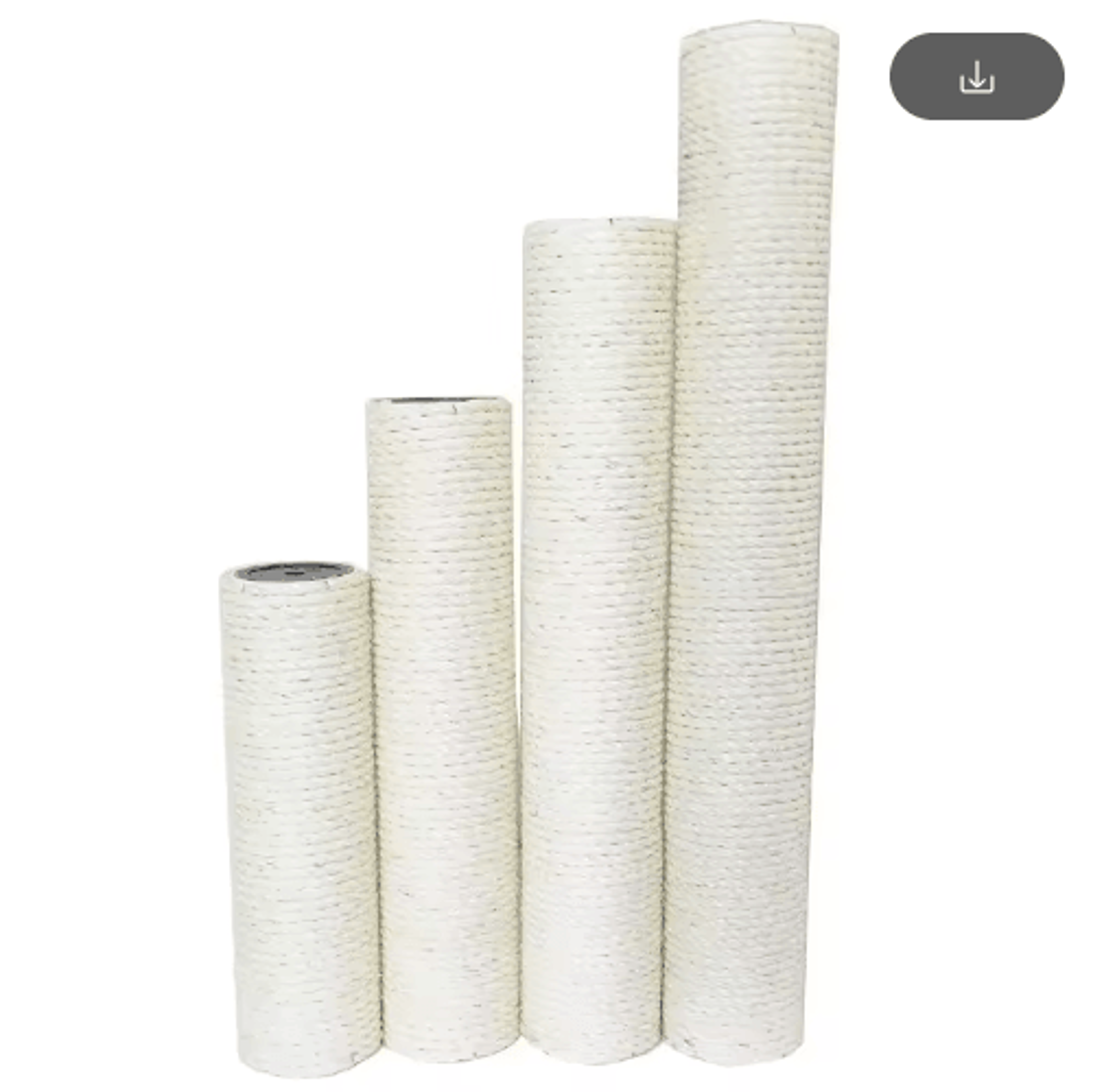 PVC Sisal Rope Cat Scratching Post Replacement For DIY Cat Trees 0