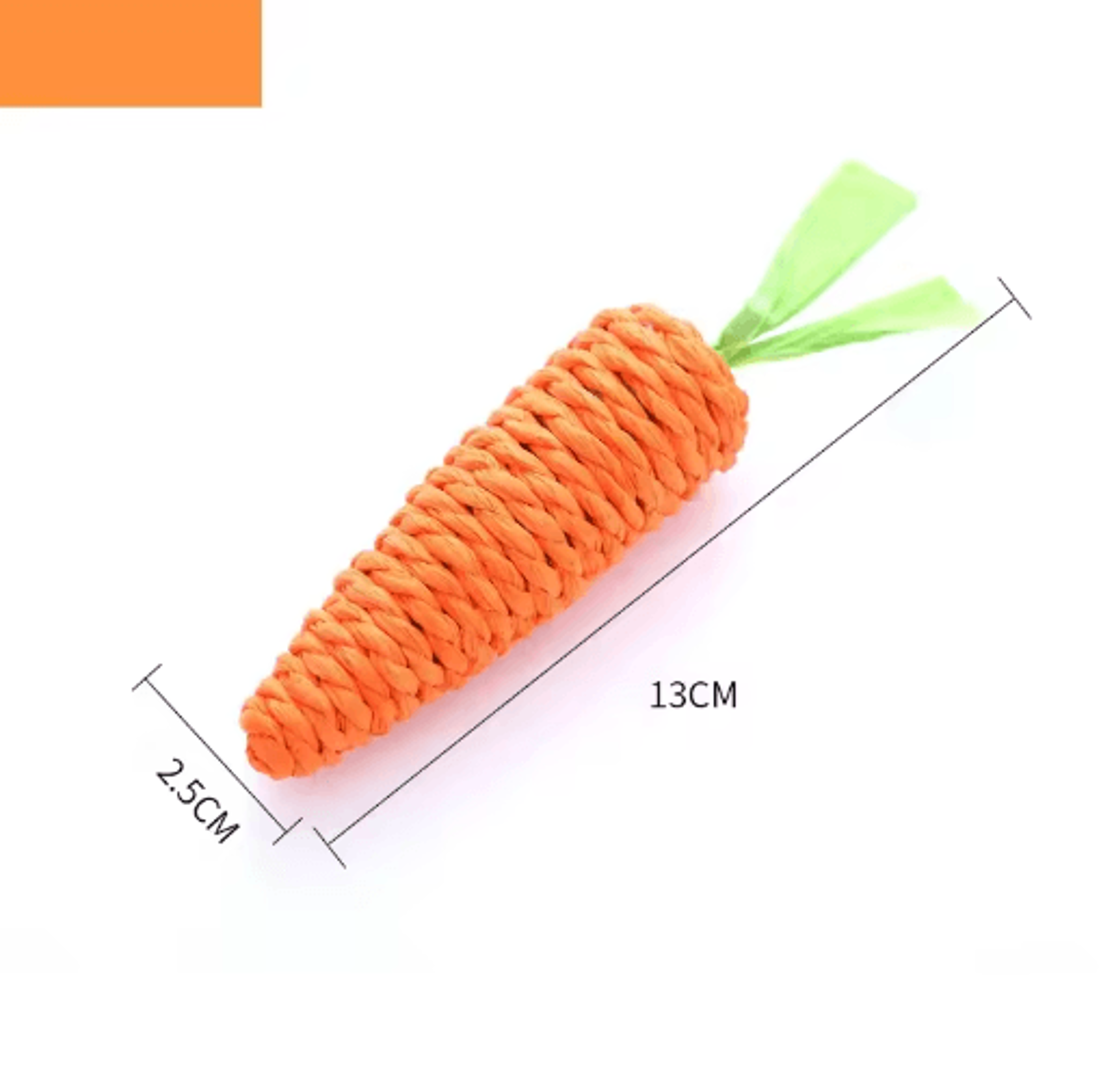 Interactive Carrot Cat Chew Toy With Sound  Rope Scratcher 6