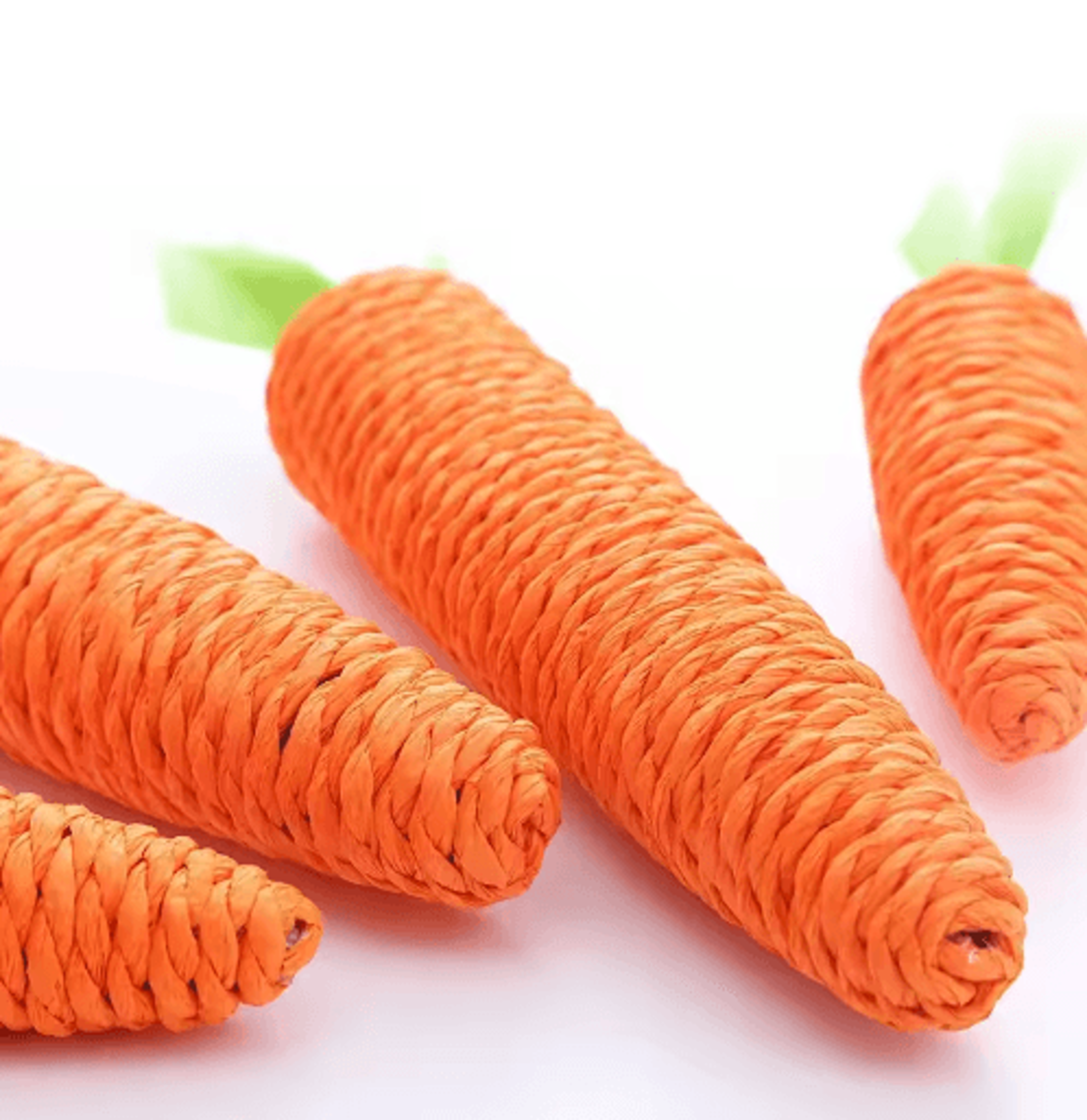 Interactive Carrot Cat Chew Toy With Sound  Rope Scratcher 9