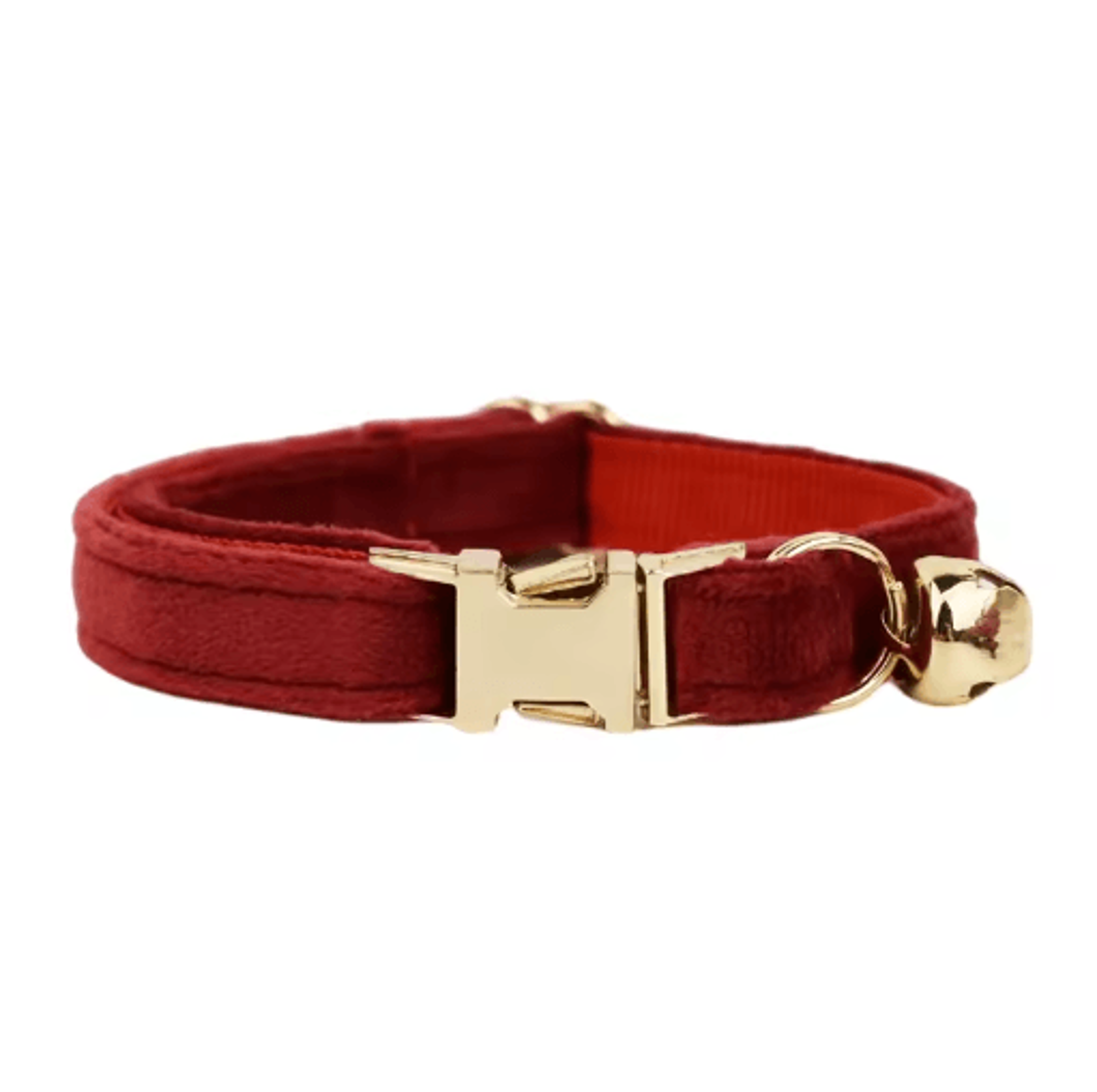 Personalized Velvet Cat Collar With Engraved Name  Bow Bell 1
