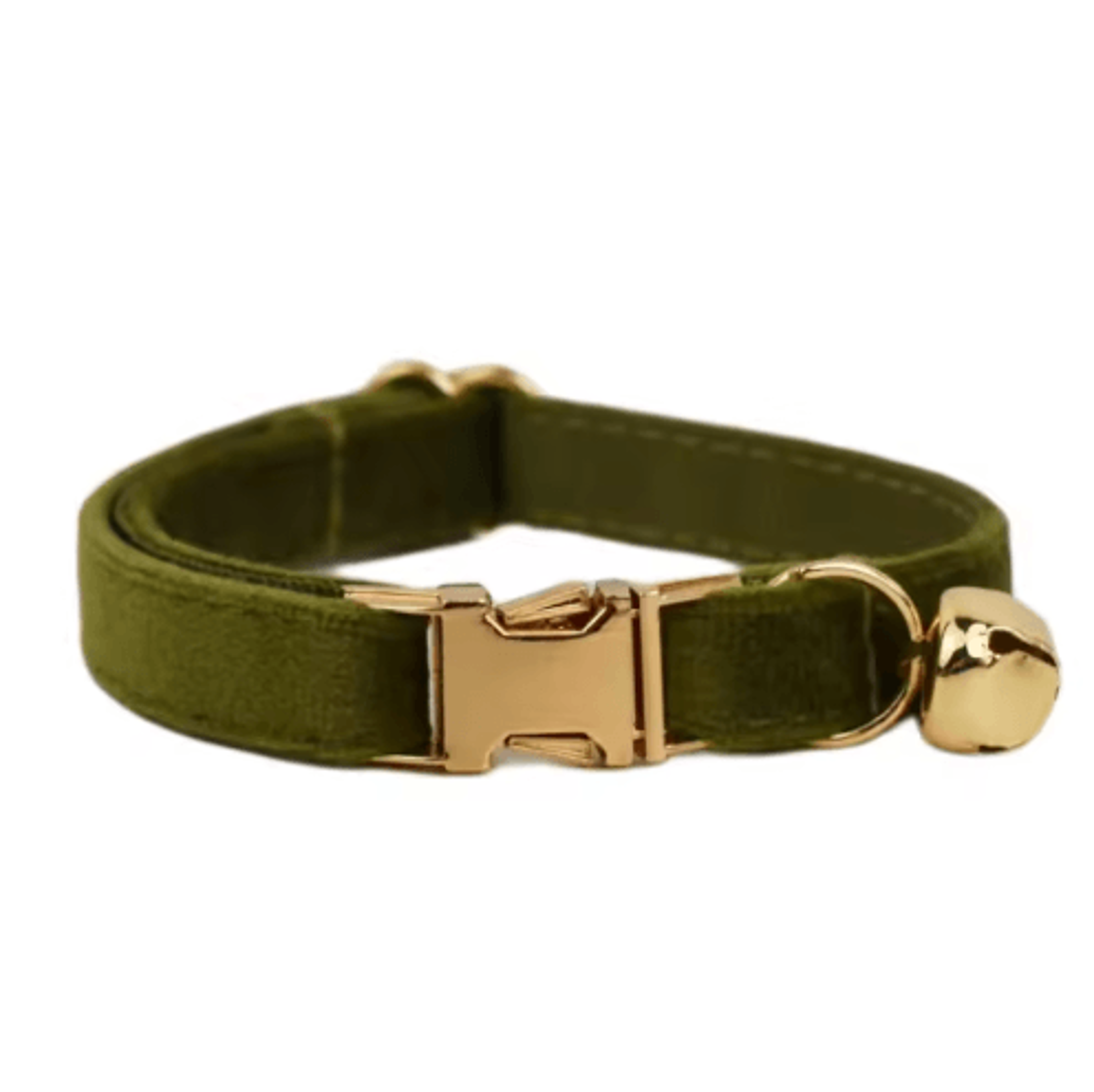Personalized Velvet Cat Collar With Engraved Name  Bow Bell 19