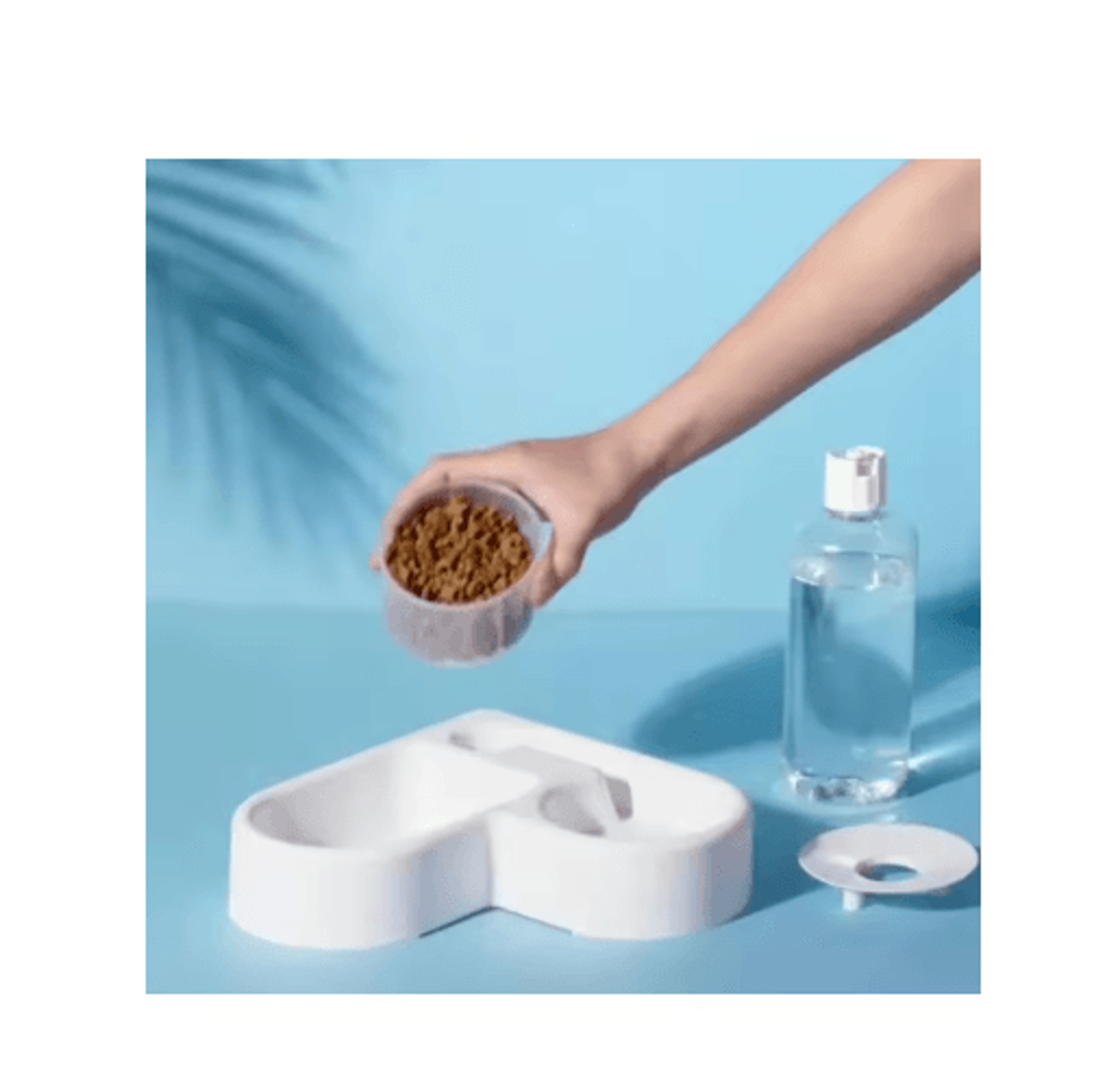 HydraPaws Automatic Pet Feeding  Drinking Bowl Dua LUse Food And Water Station 5