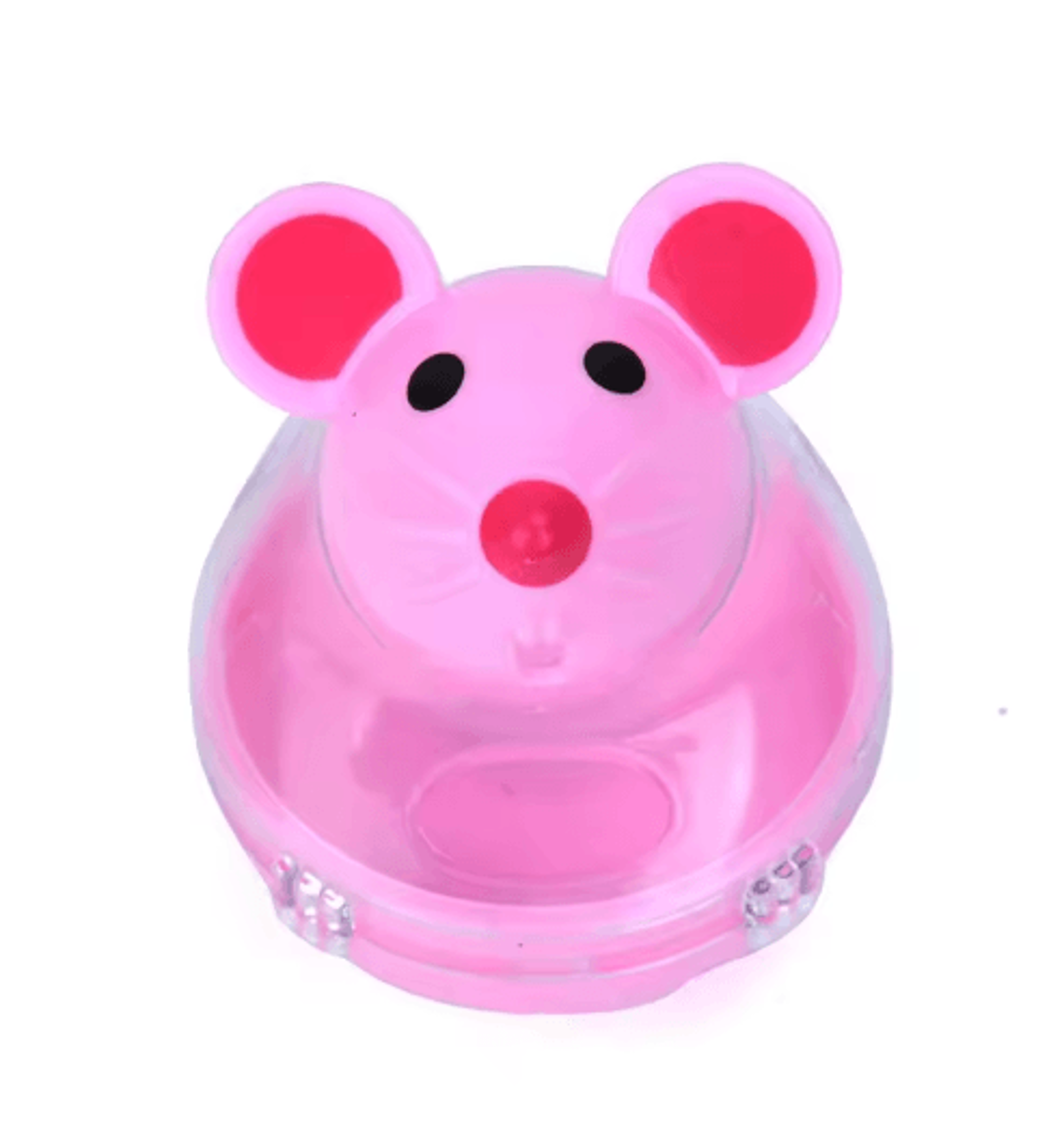 Cheesy Chase Interactive Mouse Treat Ball  Slow Feeding Puzzle Cat Toy 2