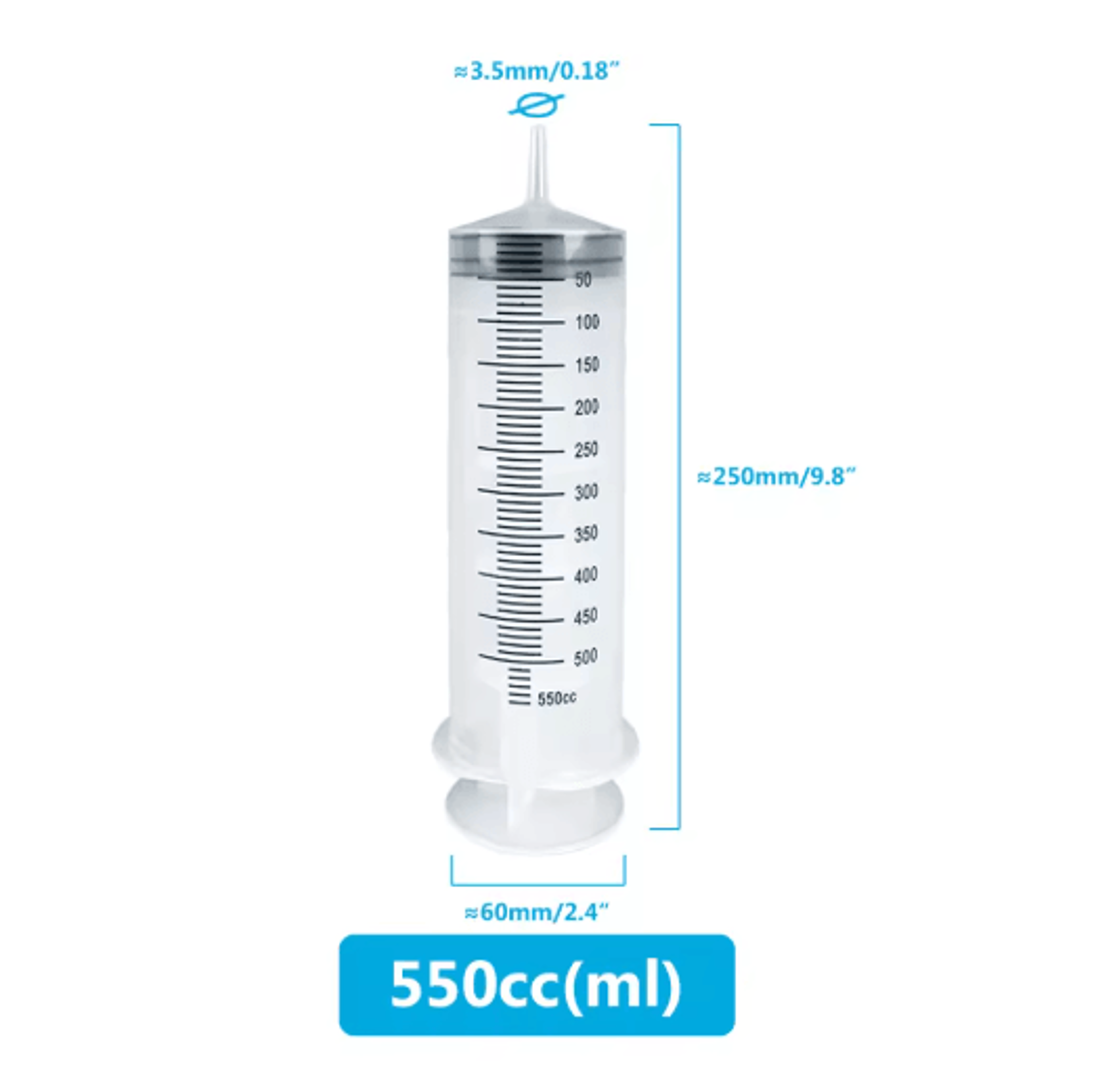 Flow Master Large Capacity Feeding Syringe Kit With Hose  MultiPurpose Pet Care Injector 6