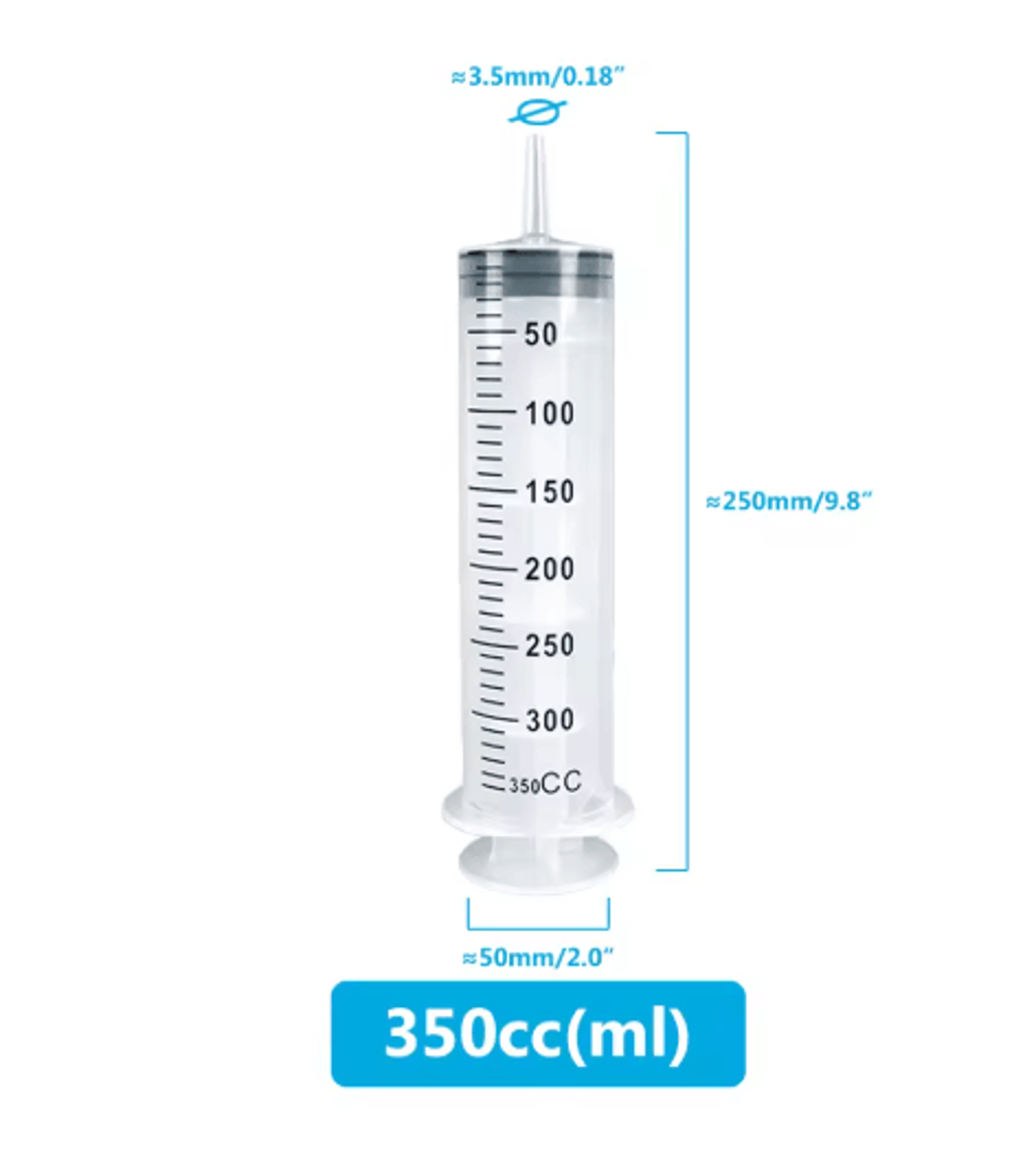 Flow Master Large Capacity Feeding Syringe Kit With Hose  MultiPurpose Pet Care Injector 7