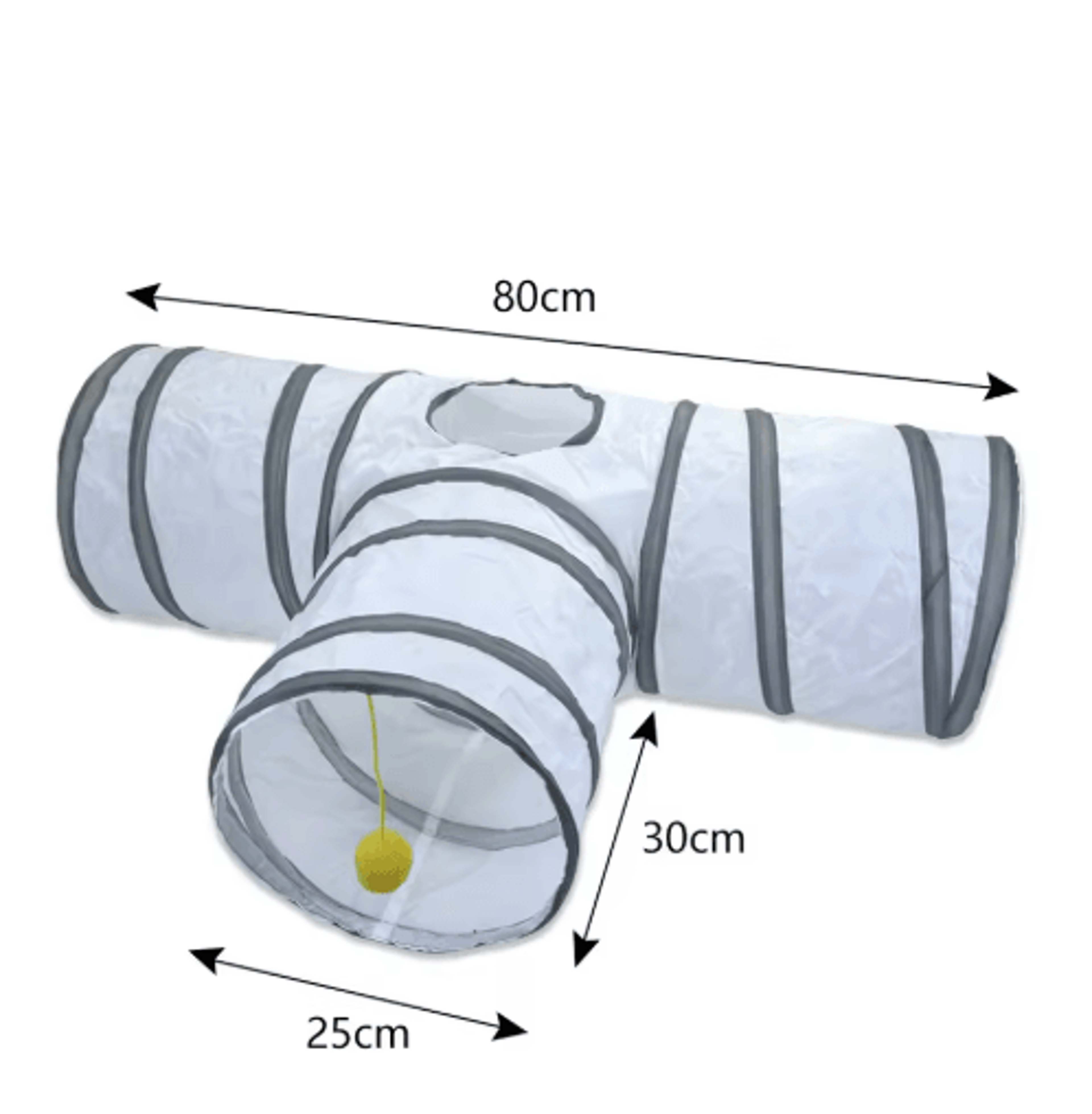 Foldable Cat Tunnel Toy  Interactive Play Tunnel For Kittens  Indoor Cats 1
