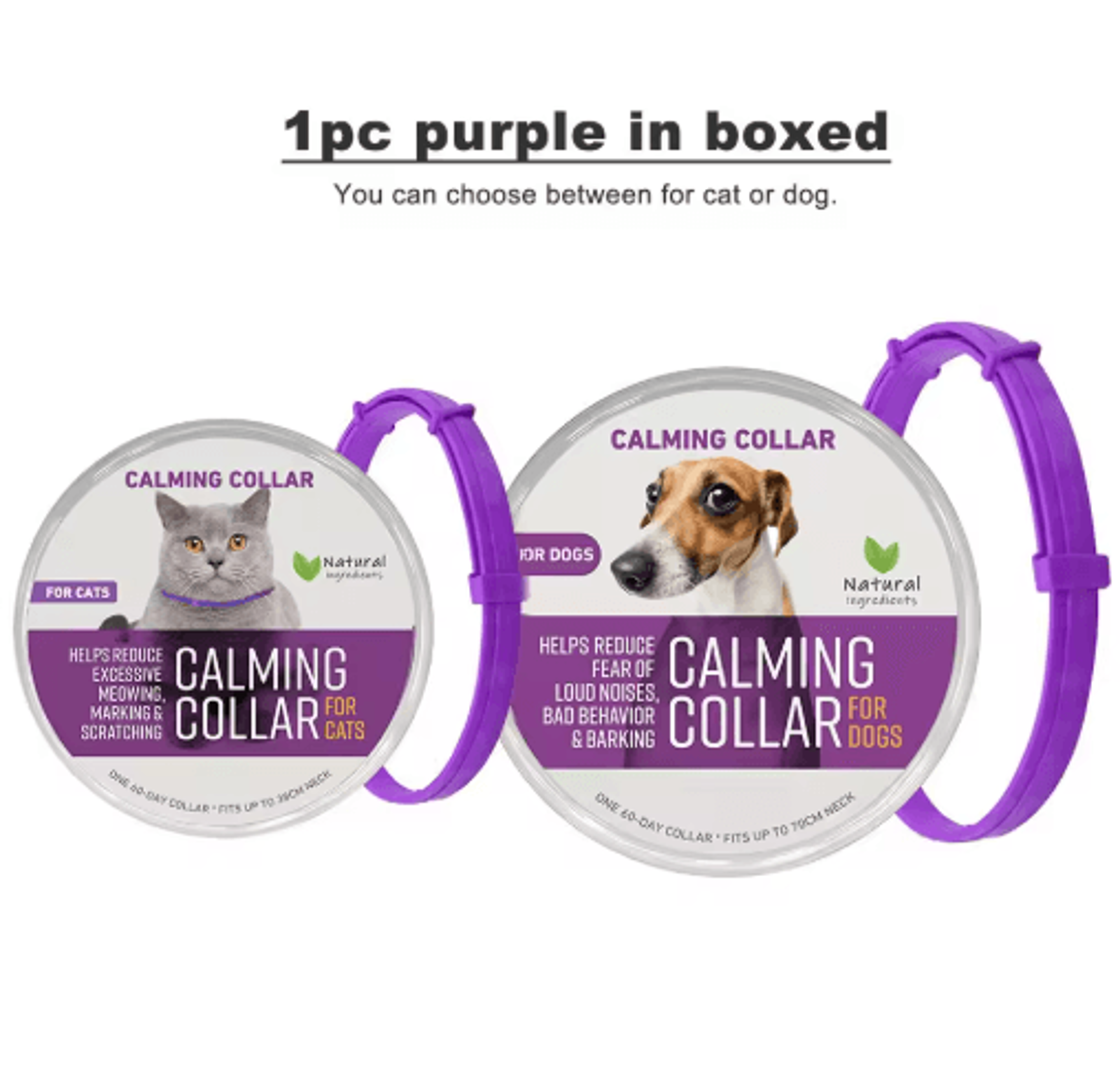Adjustable Pheromone Calming Collar For Cats  Dogs  LongLasting Anxiety Relief 20