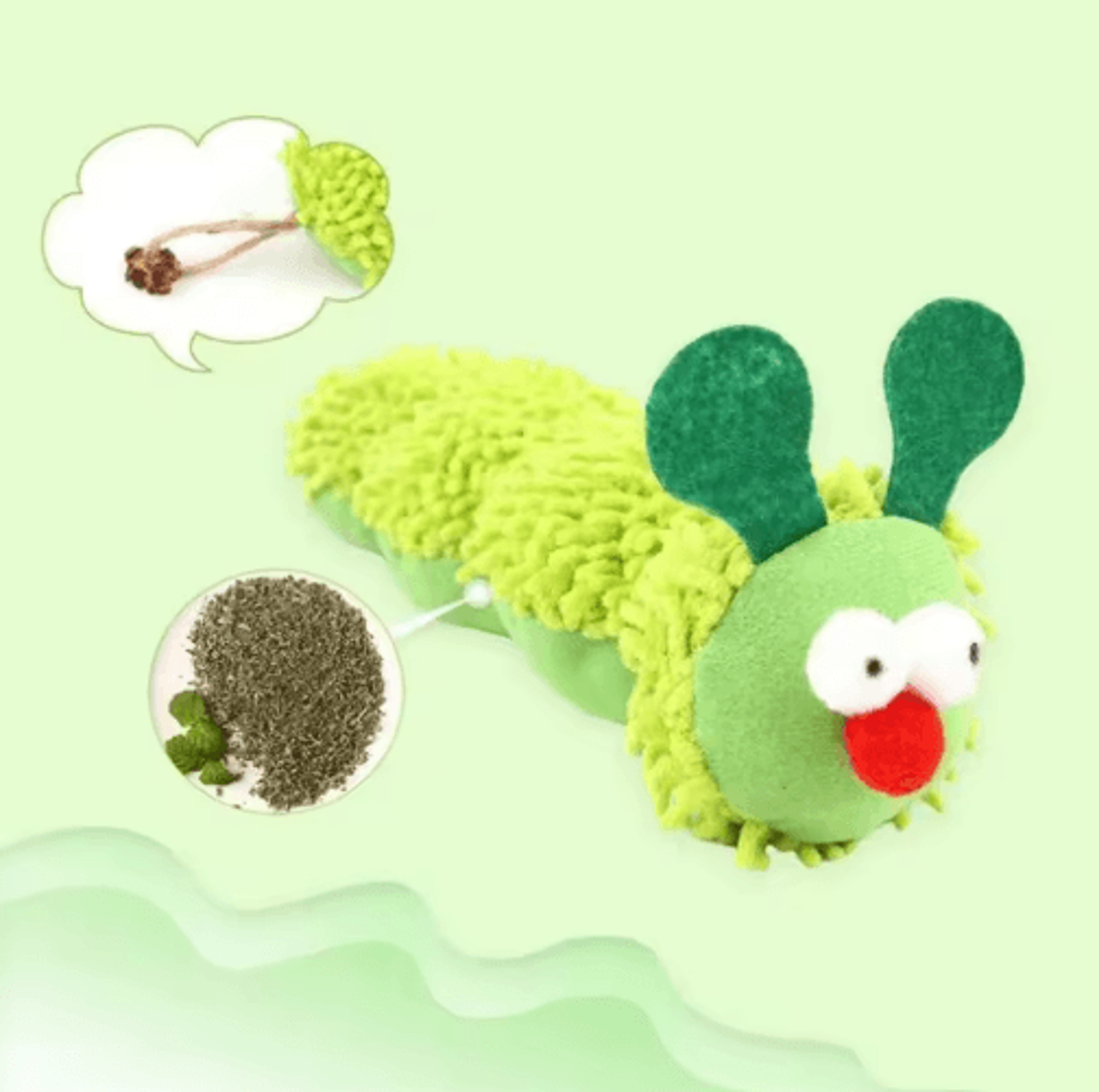 Interactive Plush Cat Toy  BiteResistant Animal Toy For Play  Boredom Relief 5