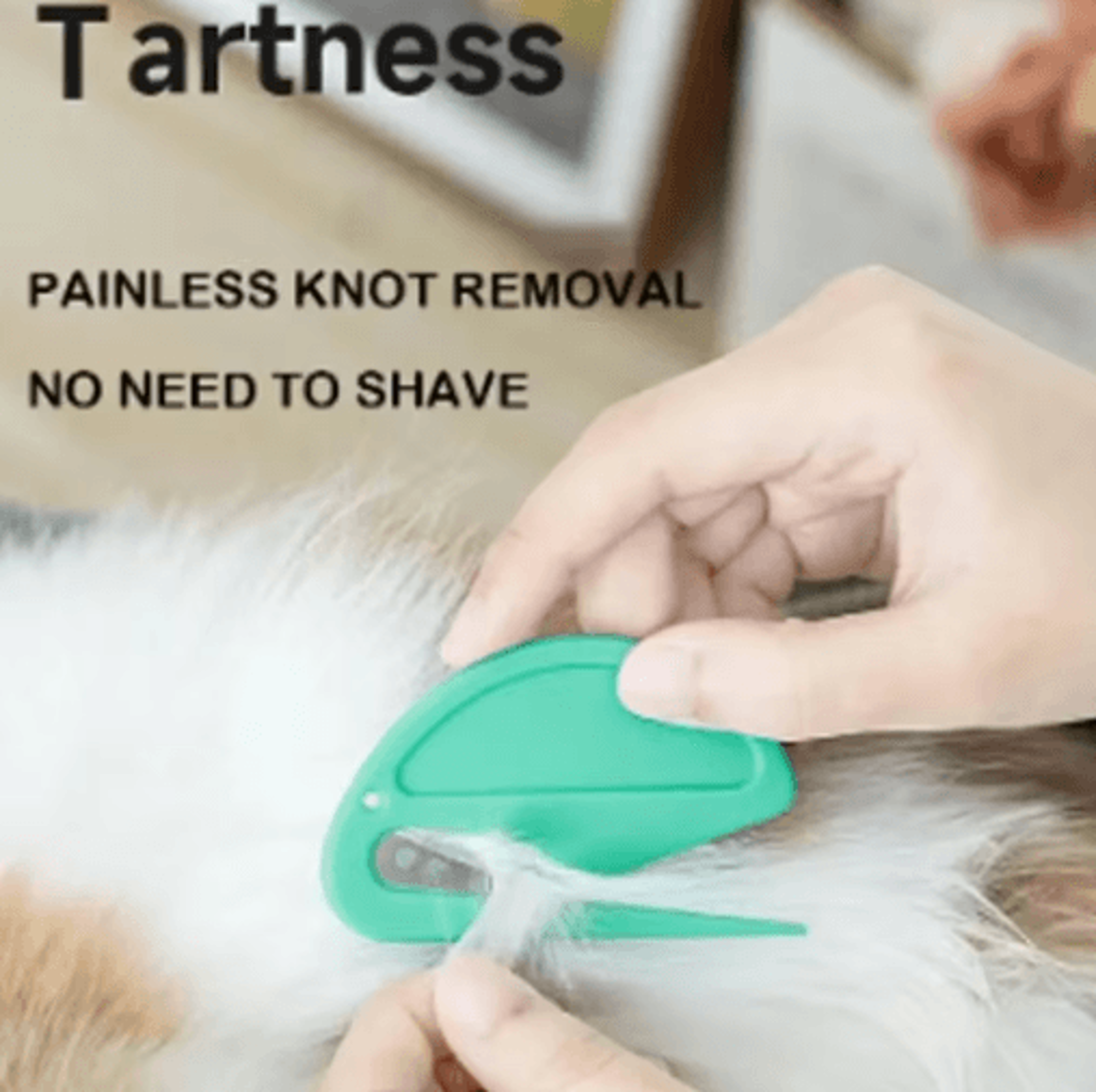 Stainless Steel Pet Knot Cutter  Shedding Comb  Safe Grooming Brush For Dogs  Cats 0