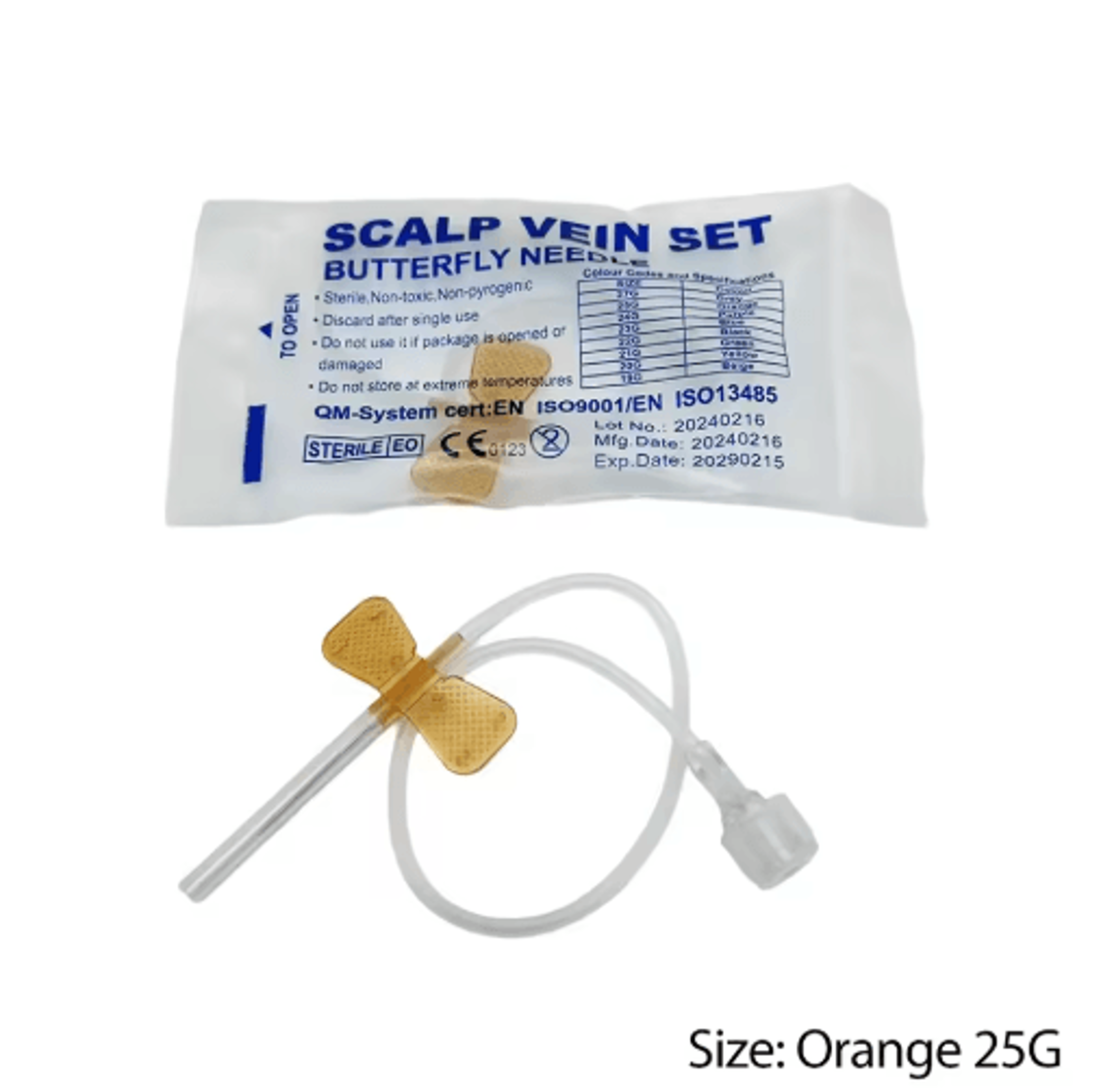 50PCS Disposable Butterfly Infusion Needles  Double Wing Veterinary Blood Collection  Infusion Set 1