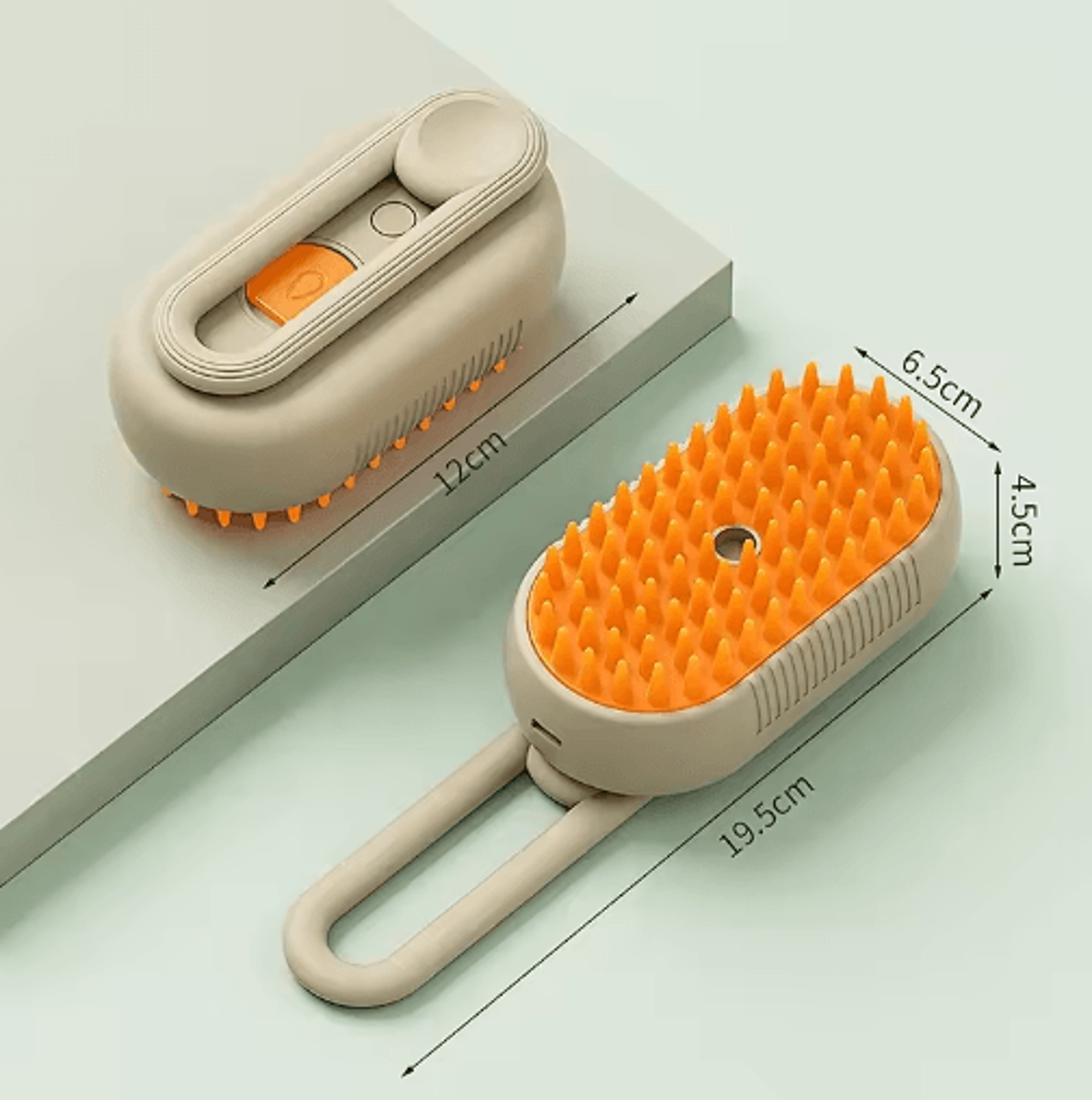 3in1 Electric Steam Pet Grooming Brush Pet Grooming Brush With Spray Massage  Deshedding Function 2