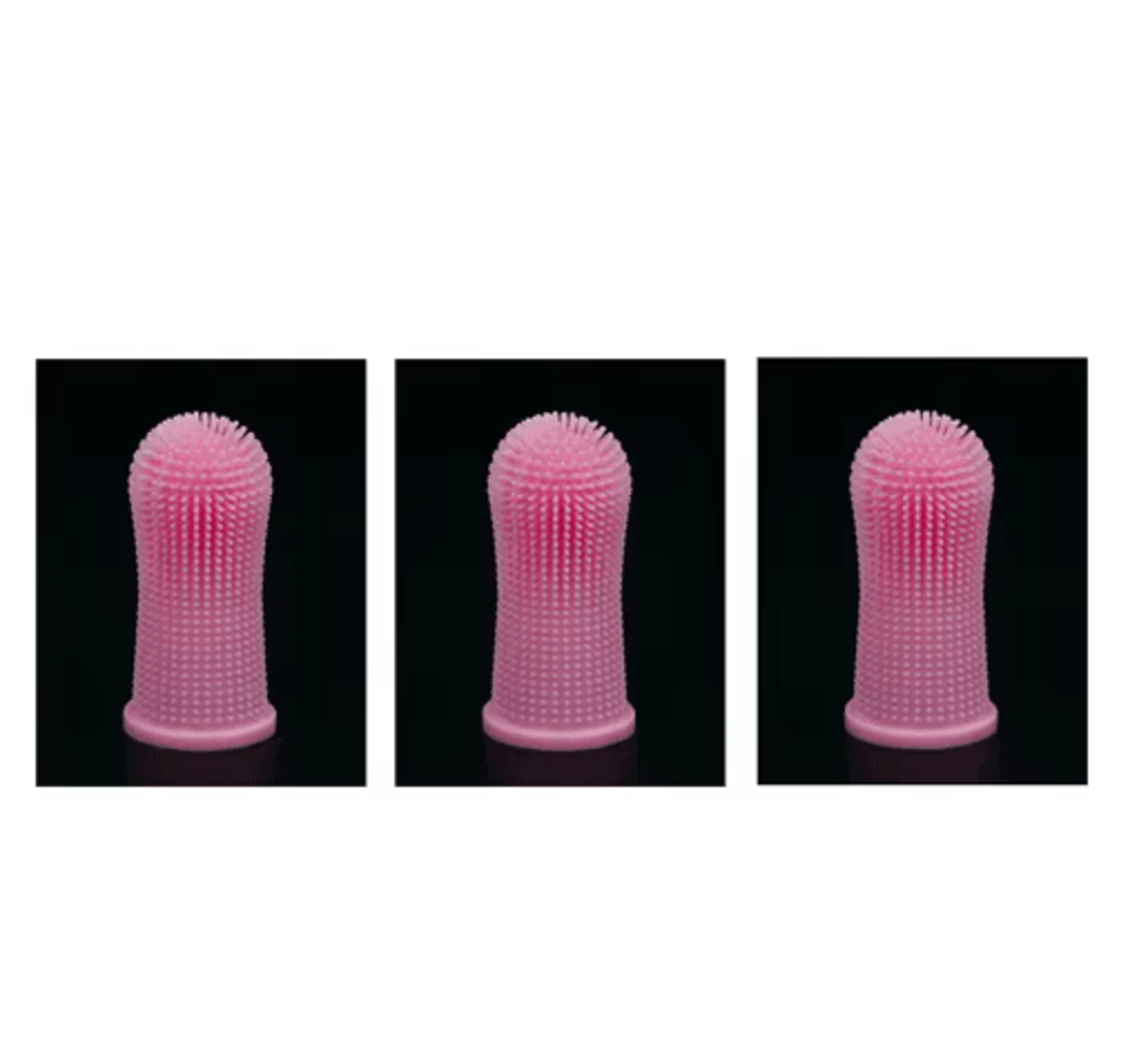 Silicone Pet Finger Toothbrush Pet Toothbrush For Gentle Teeth Cleaning  Fresh Breath Care 2