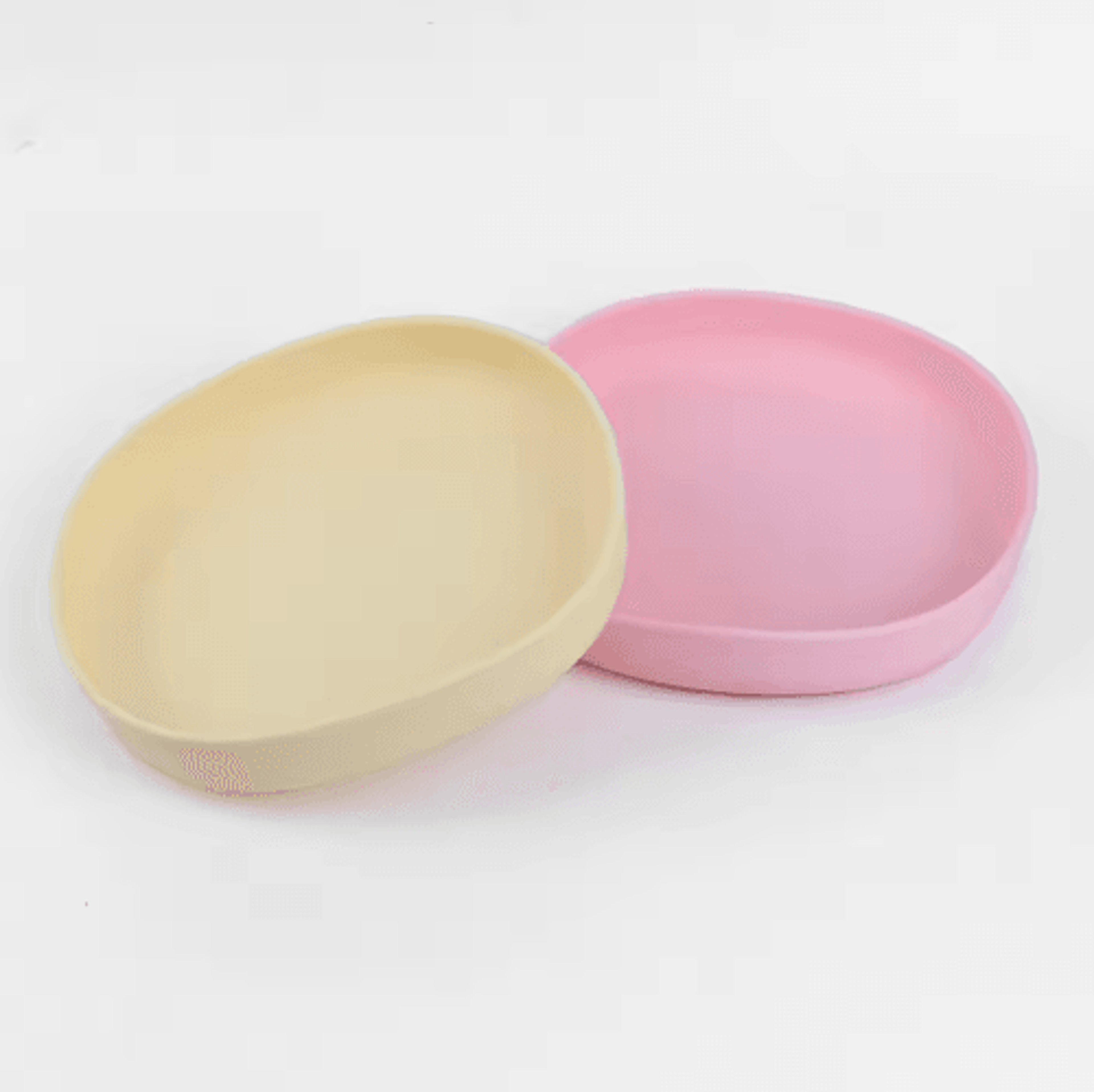 2Pack WhiskerFriendly Silicone Cat Plates  Cat Feeding Bowls For Comfortable MessFree Mealtimes 2