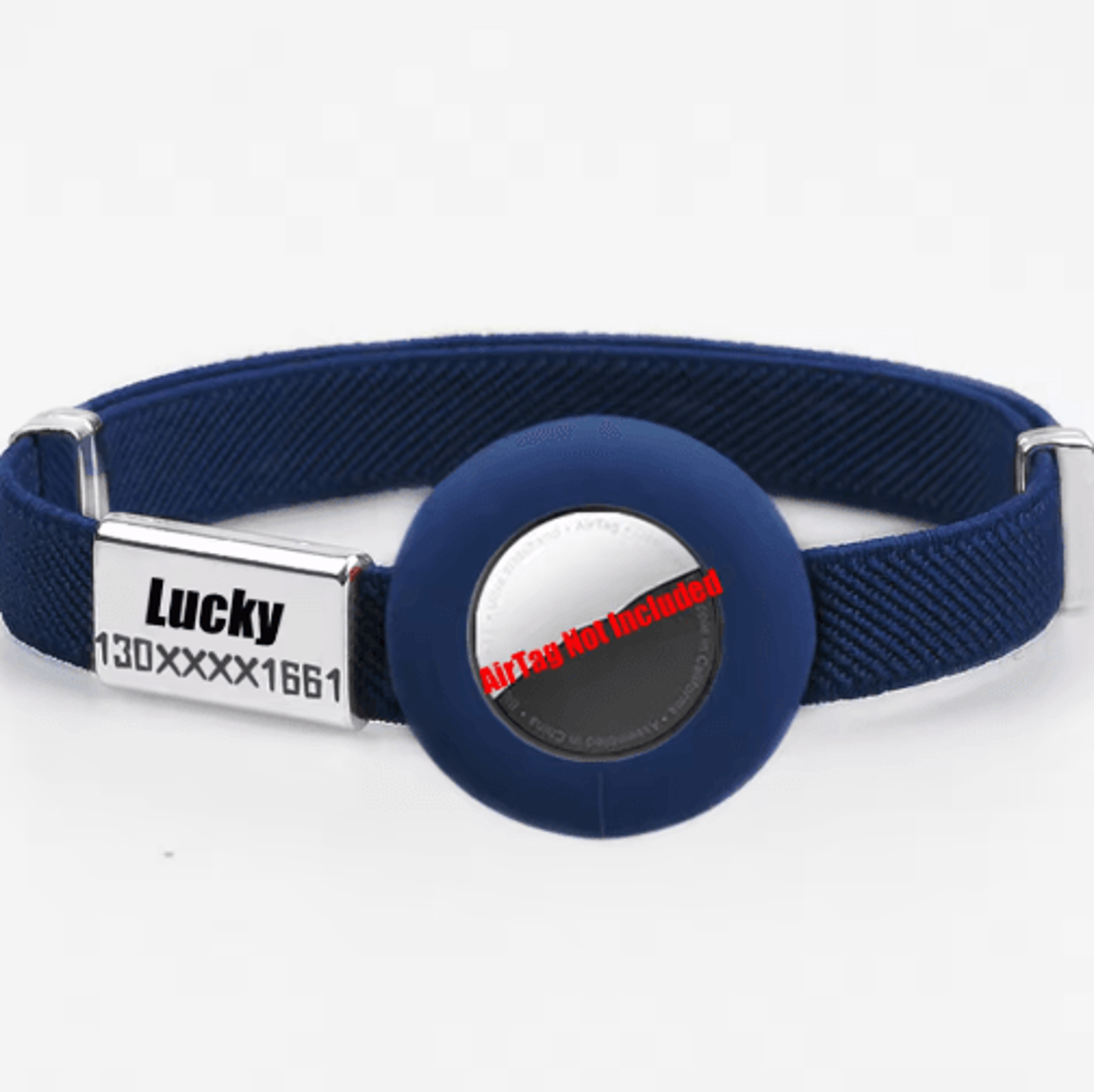SafeTrack AirTag Cat Collar With Personalized Name Tag  GPS Holder 11