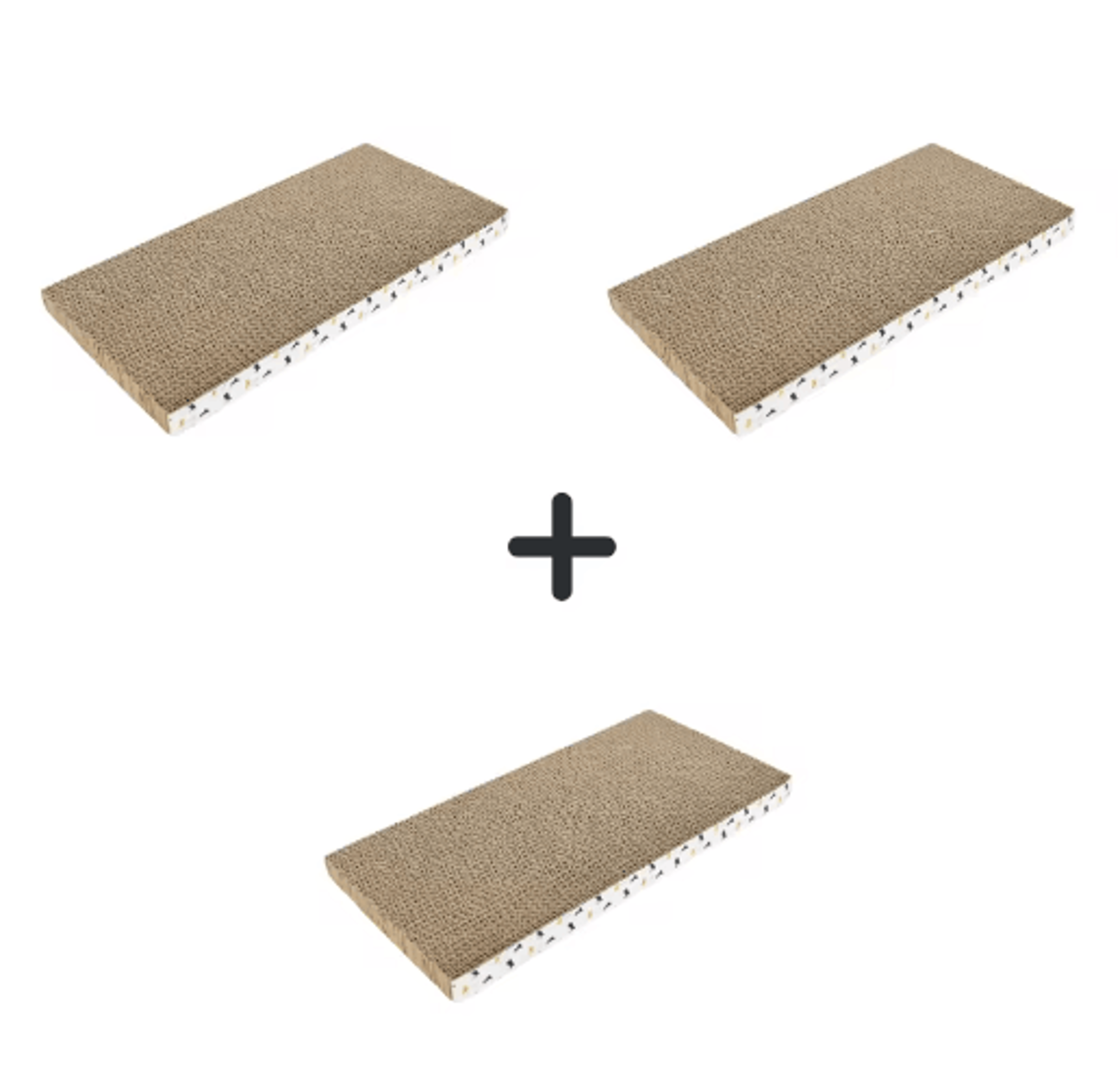 LoungeScratch DoubleSided Corrugated Cat Scratching Board Sofa Bed 4