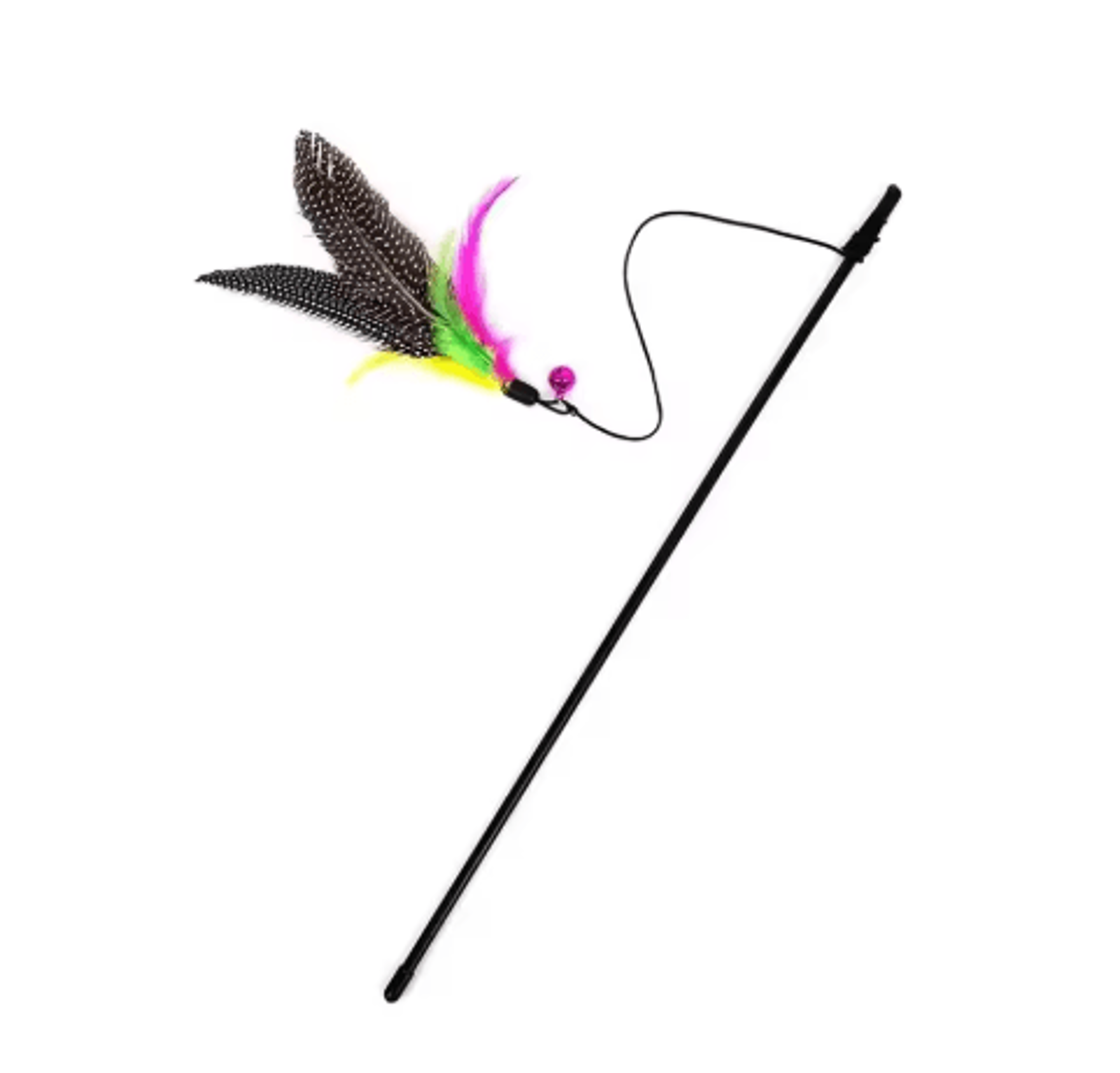 Interactive Cat Teaser Wand With Feather And Bell For Active Play 6