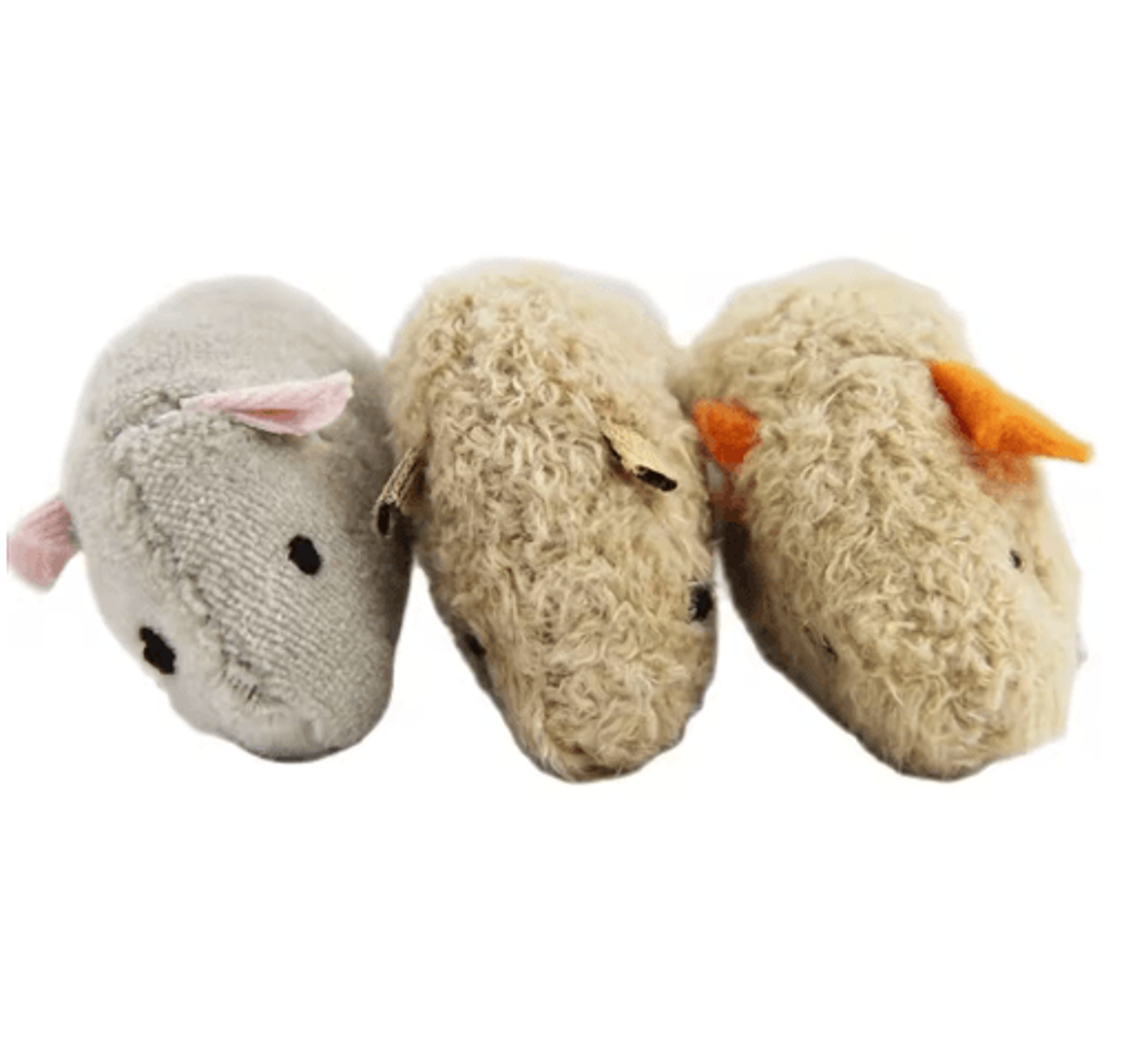 3Piece Plush Mouse Cat Toy Set For Interactive Hunting And Play 4