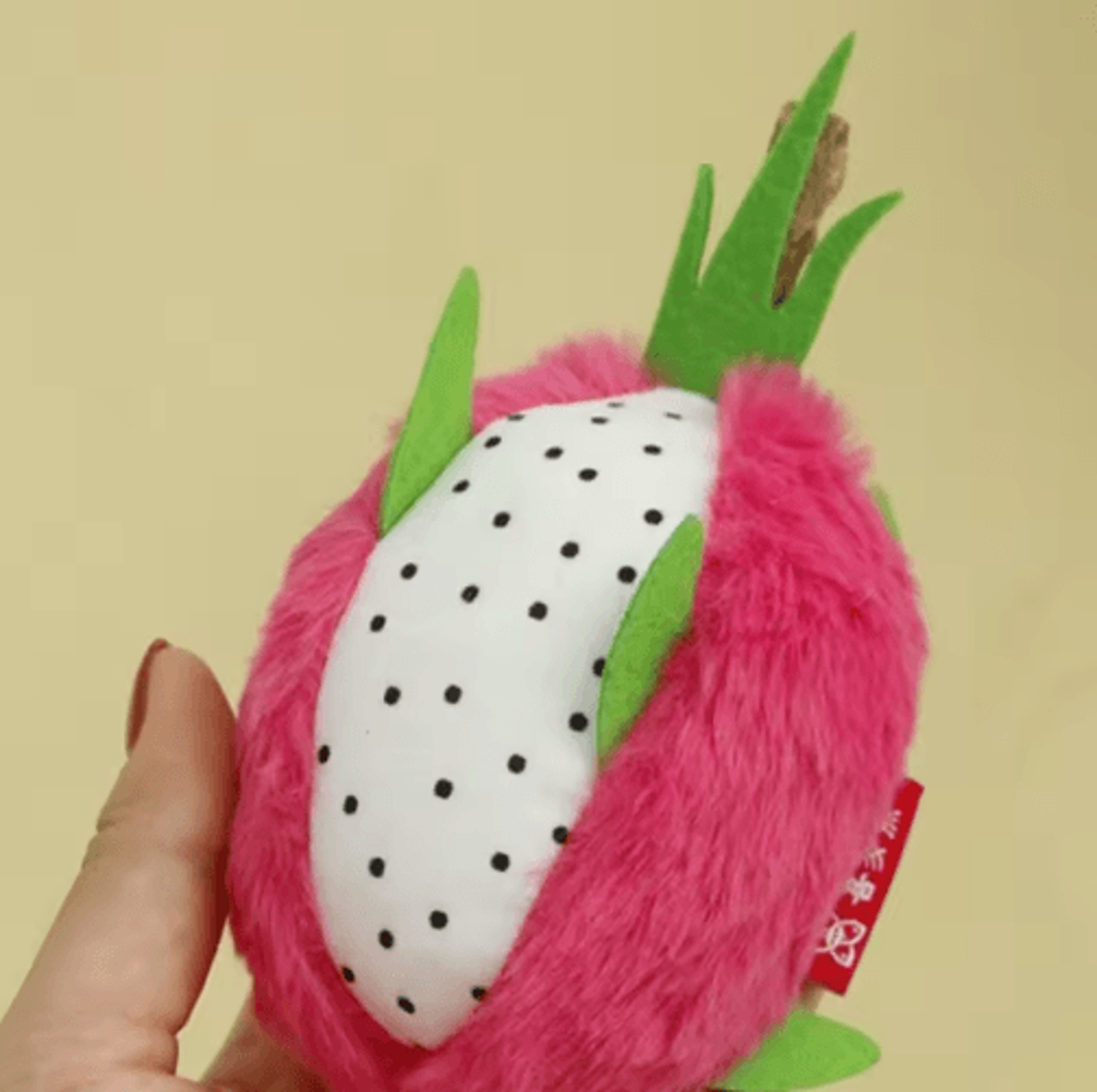 Dragon Fruit Catnip Plush Chew Toy  BiteResistant Teeth Cleaning Toy For Cats 1