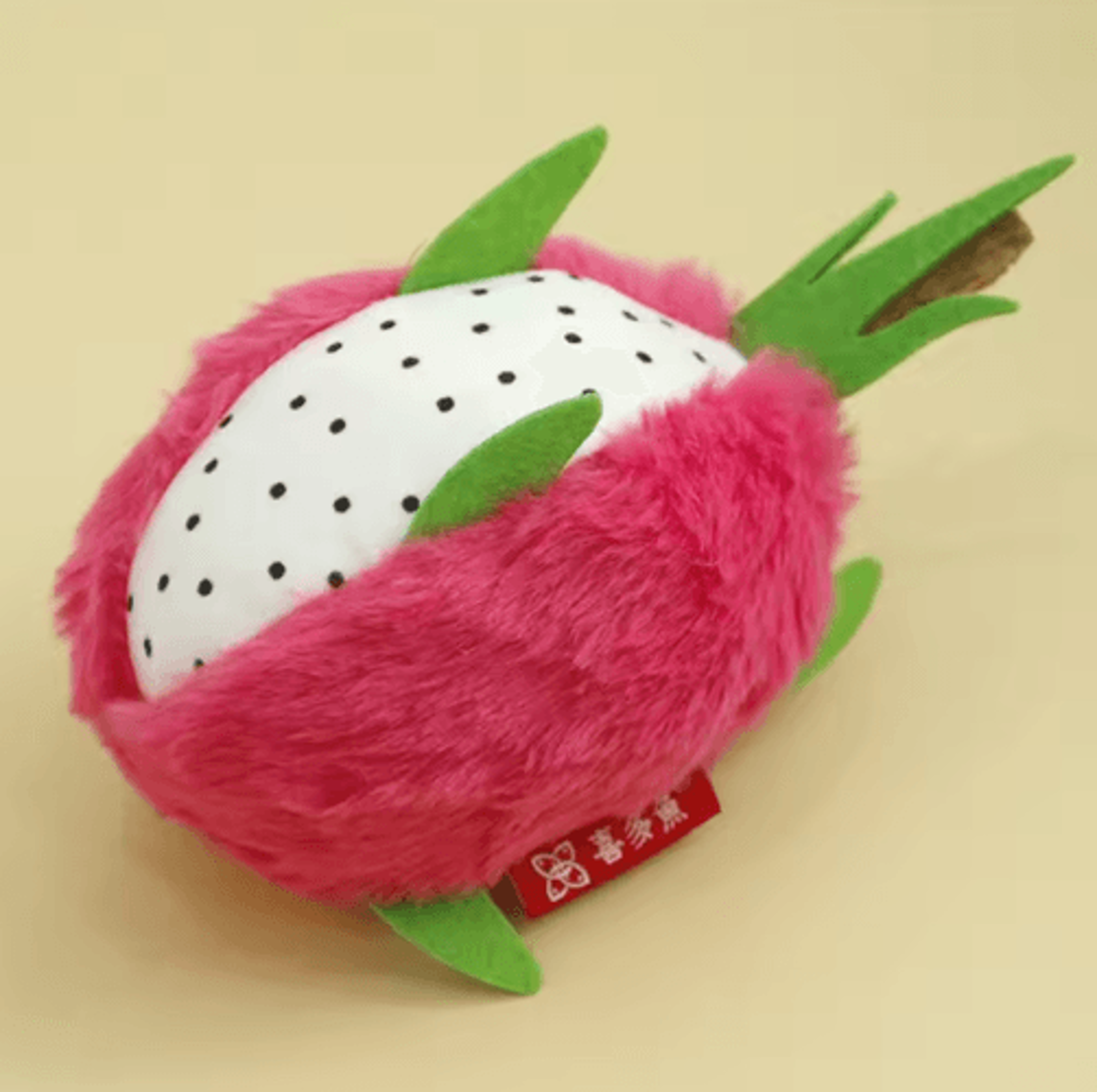 Dragon Fruit Catnip Plush Chew Toy  BiteResistant Teeth Cleaning Toy For Cats 3