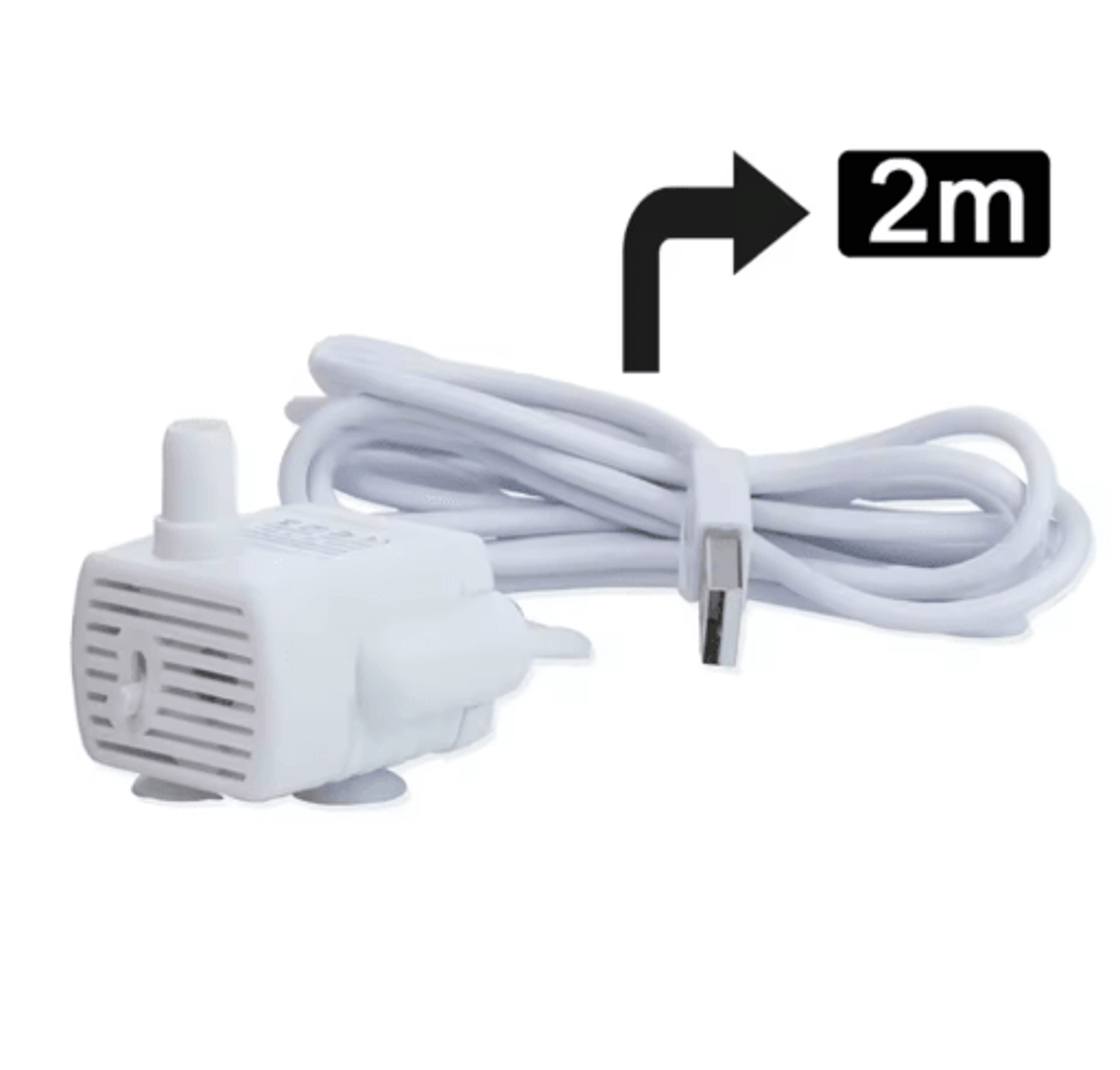 USB Pet Fountain Water Pump With LED Light  Replacement Motor For Cat Water Dispensers 6