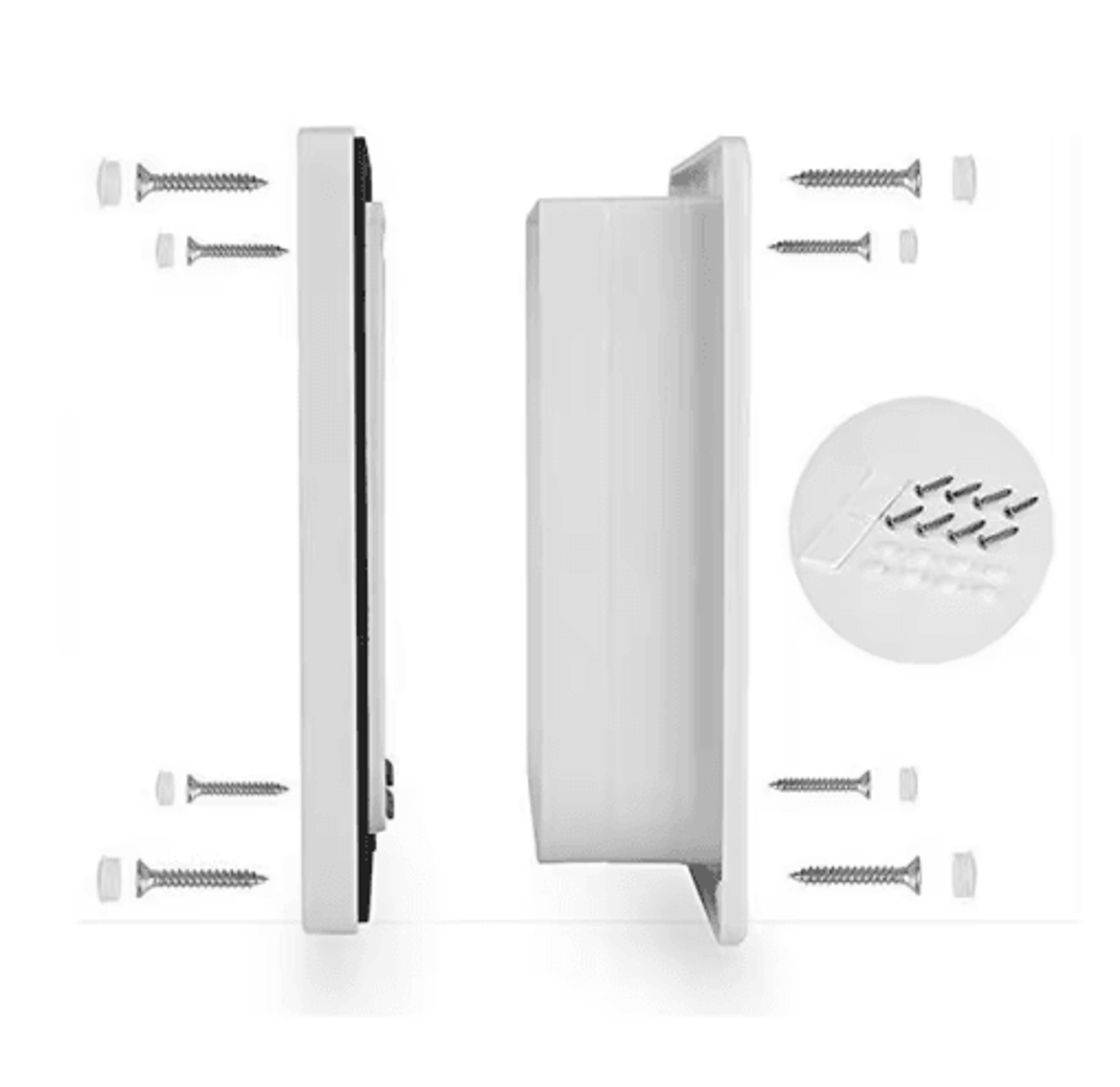 4Way Locking Weatherproof Cat Door  Secure Pet Access Door For Interior  Exterior Us 4
