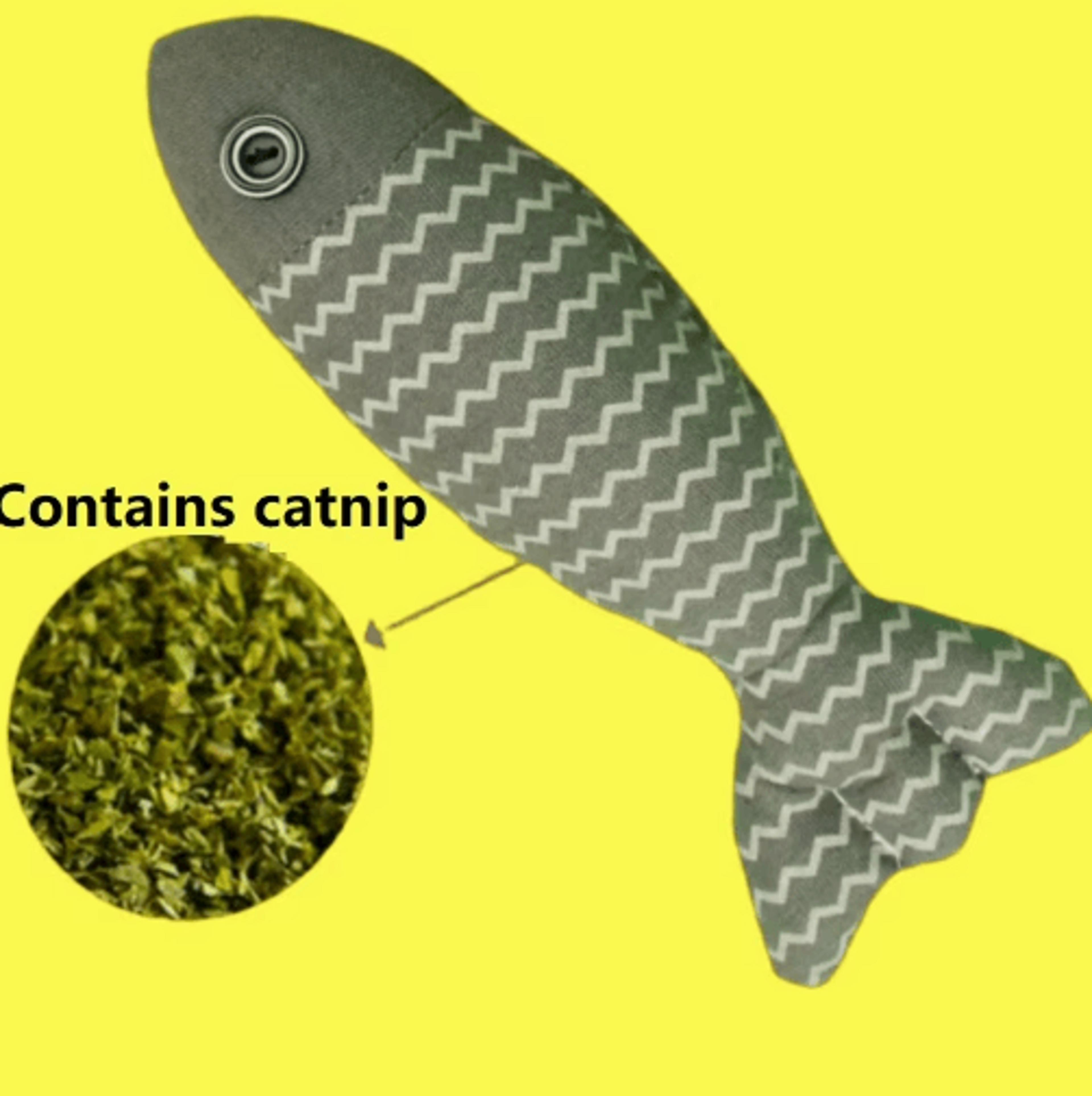 3PCS Fish Catnip Kicker Toy Set  Interactive Chew  Exercise Toys For Indoor Cats 6