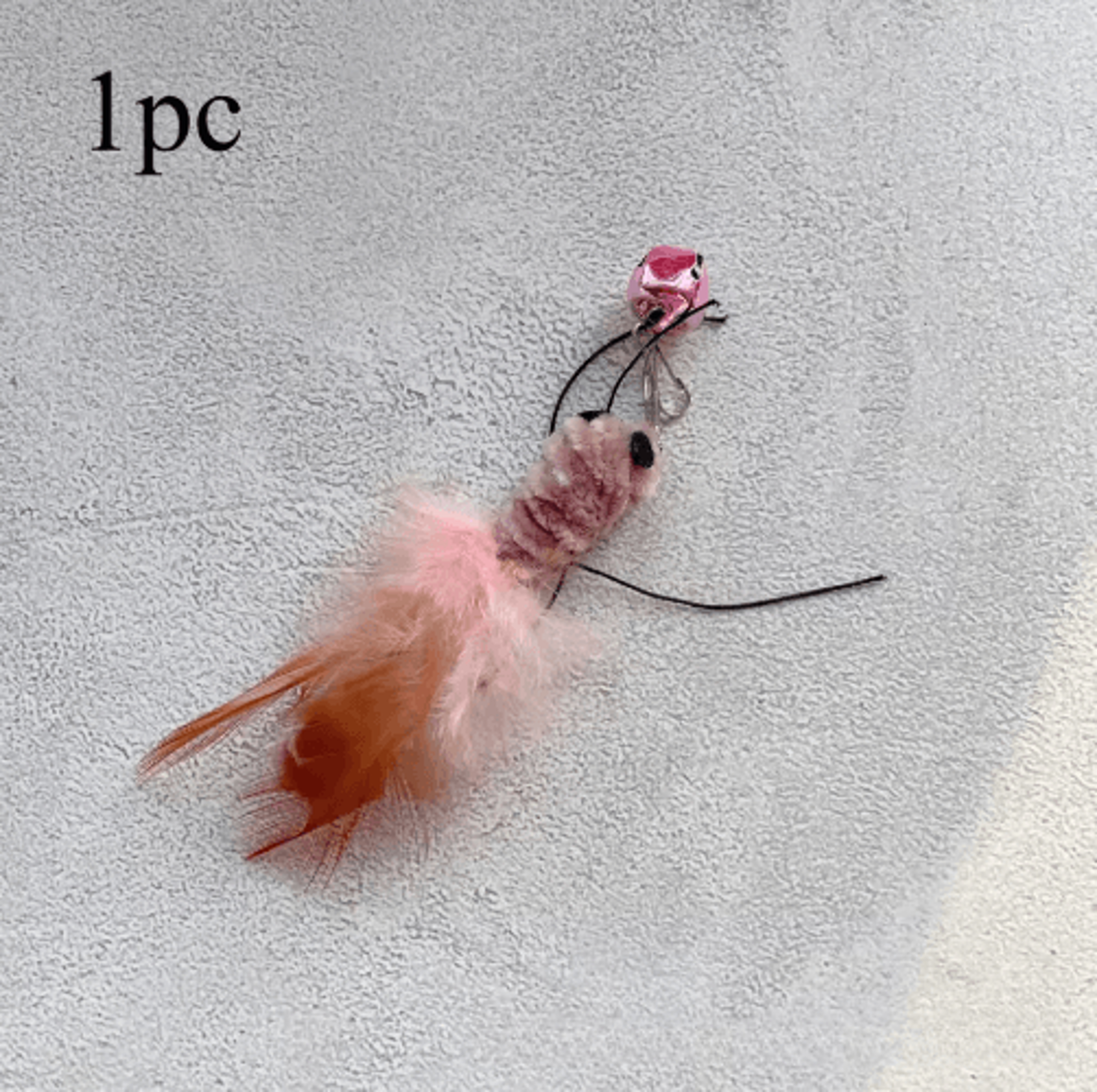 23PCS Plush Insect Cat Wand Refills  Interactive Bug Replacement Heads For Teaser Toys 5