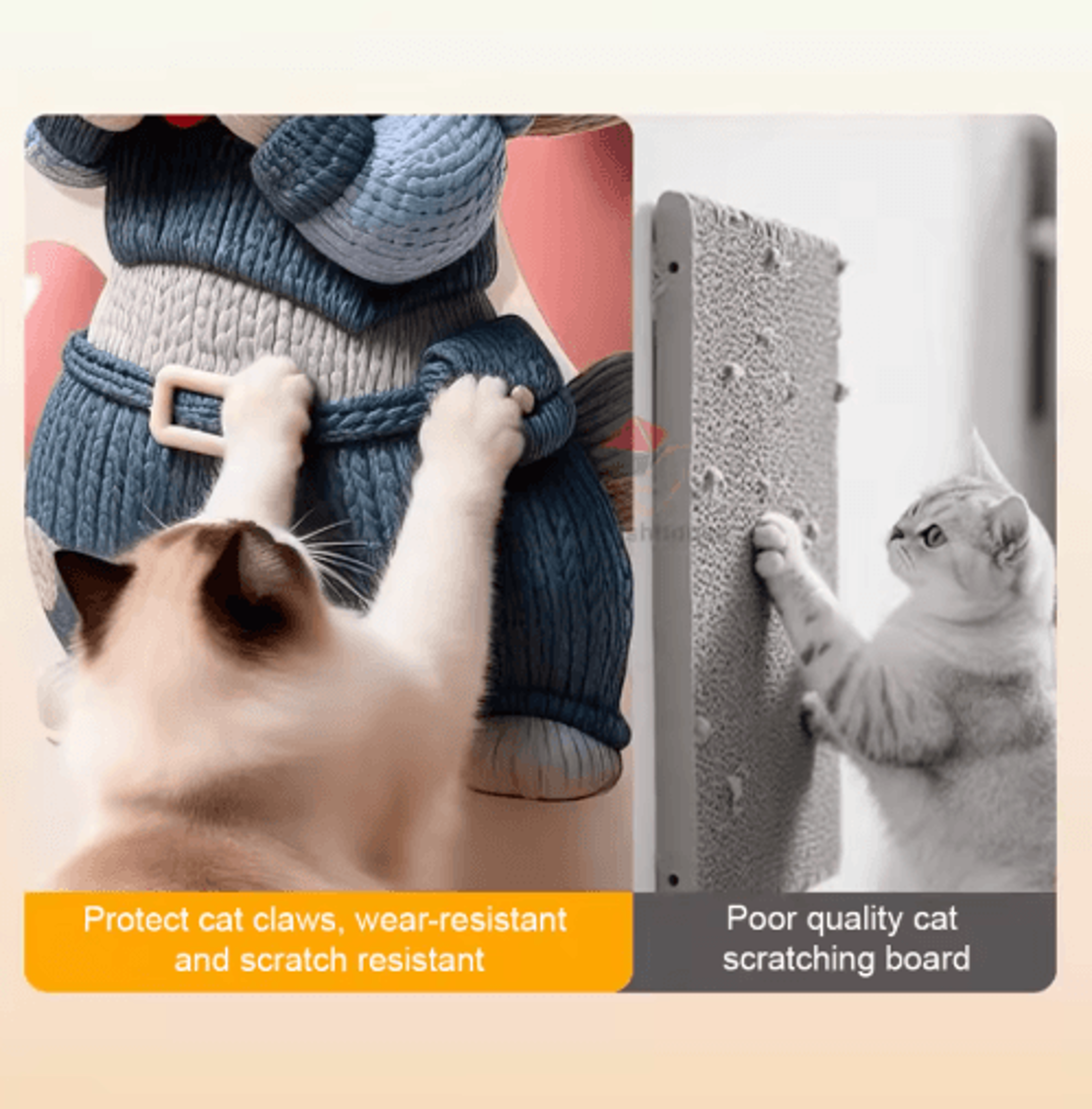 SelfAdhesive Cat Scratch Sofa Protector Mat Furniture Wall  Corner Protection For Cats 6