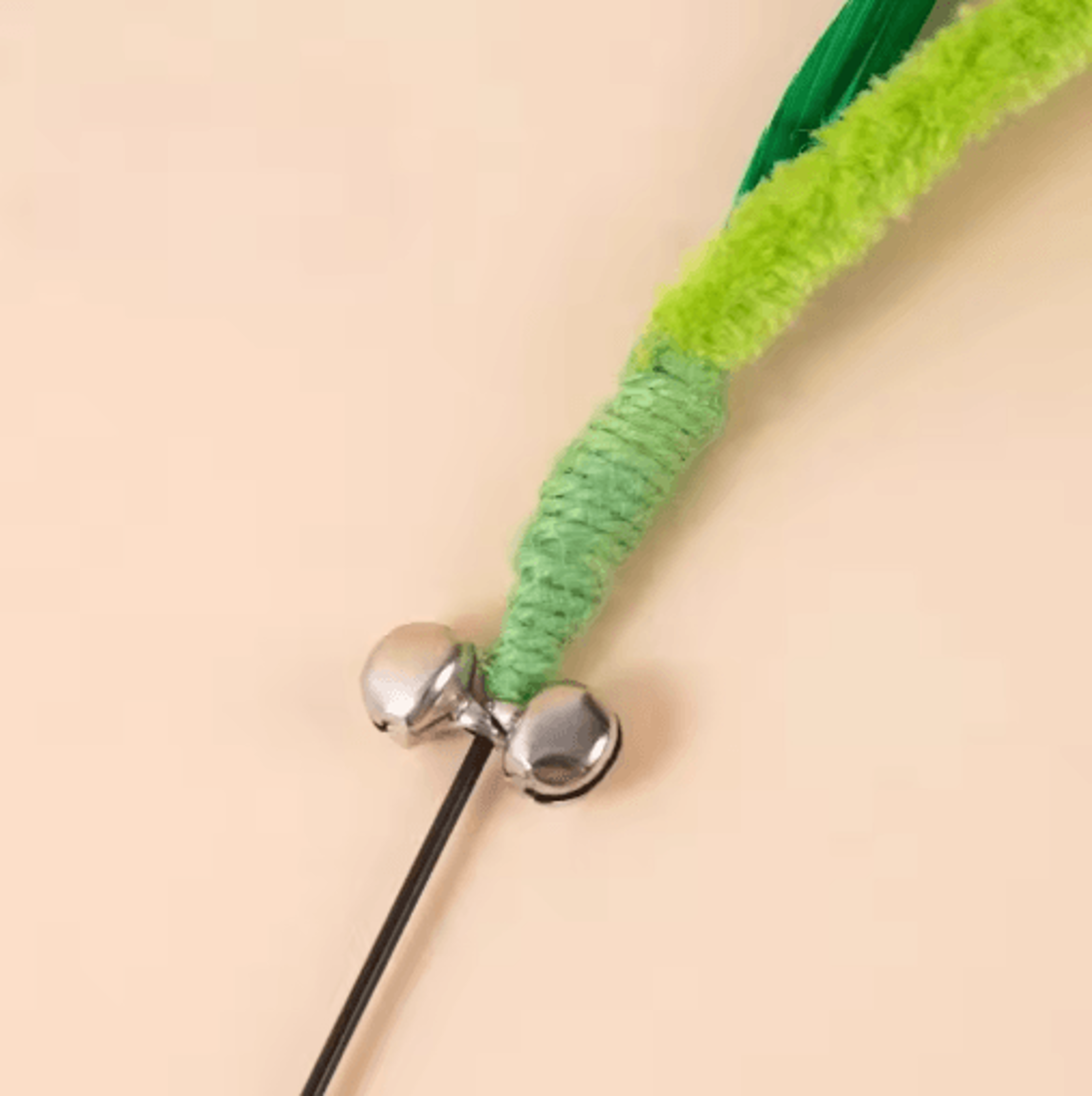 Interactive Feather Tail Cat Wand Toy Long Pole Teaser Stick For Active Cats And Kittens 5