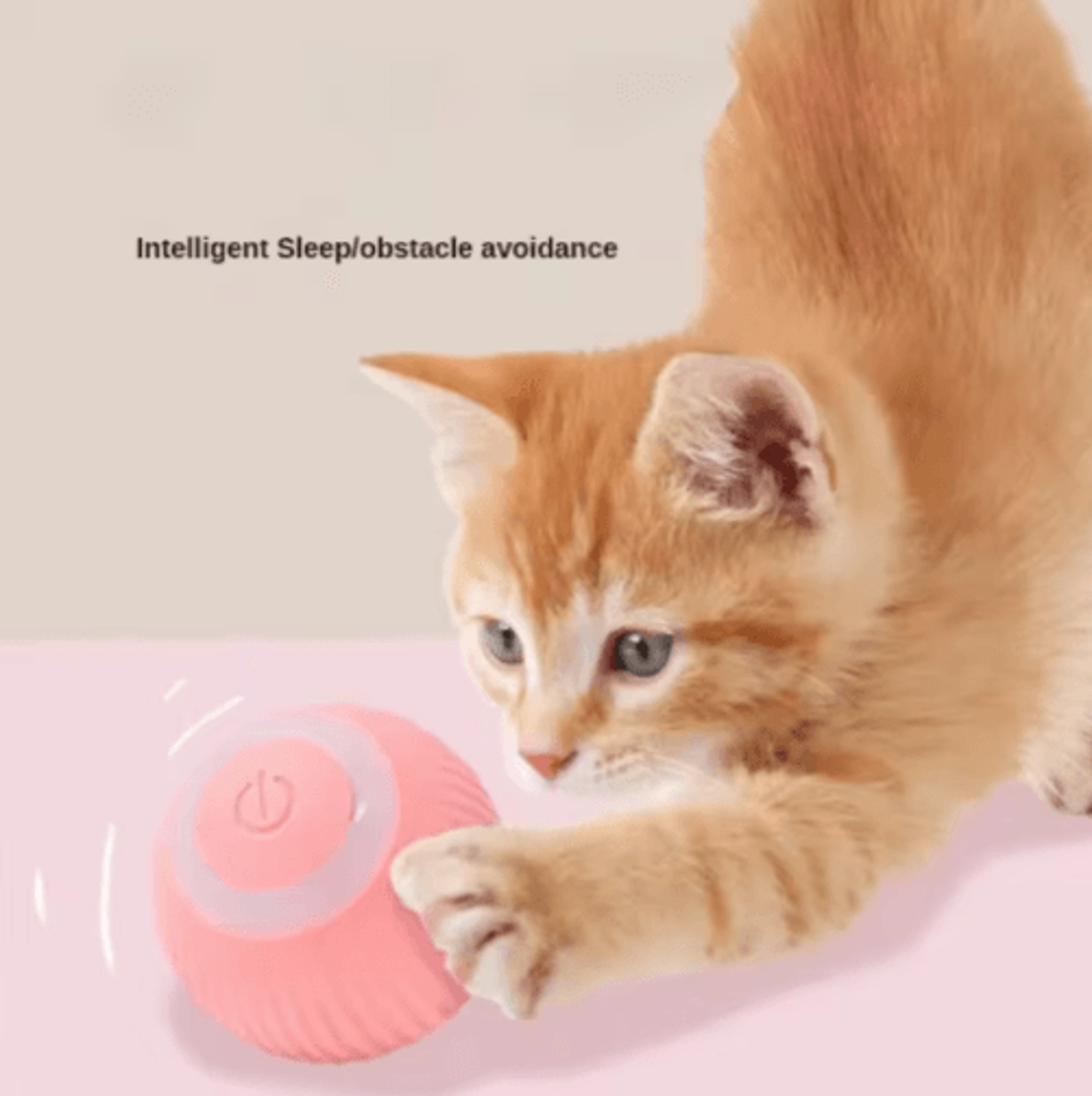 SmartRoll Interactive Cat Ball Automatic SelfMoving Cat Toy For Indoor Cats  Kittens 6