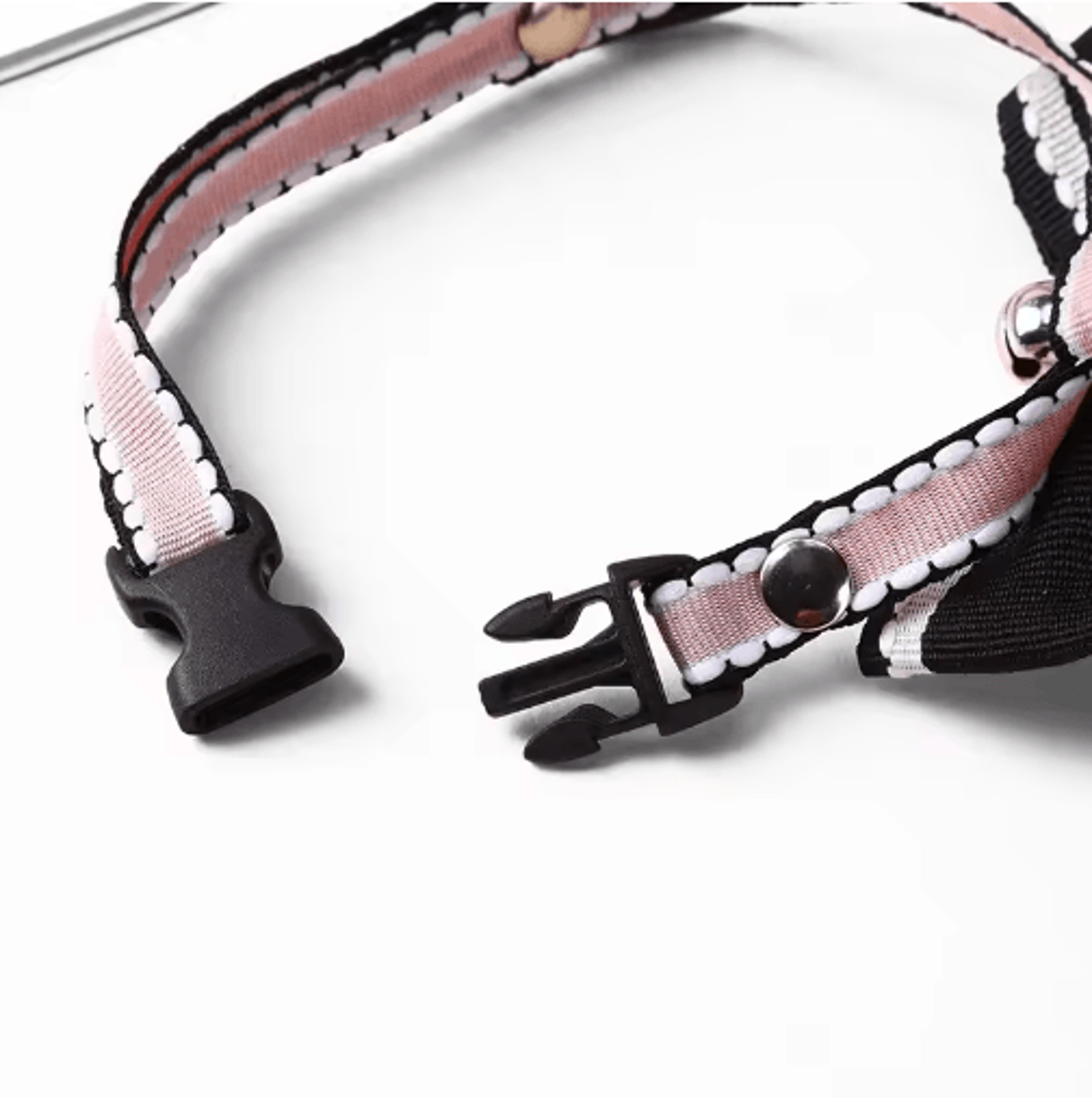 Bella Bow Pet Collar With Bell Adjustable Bow Tie Collar For Cats Kittens  Small Dogs 4