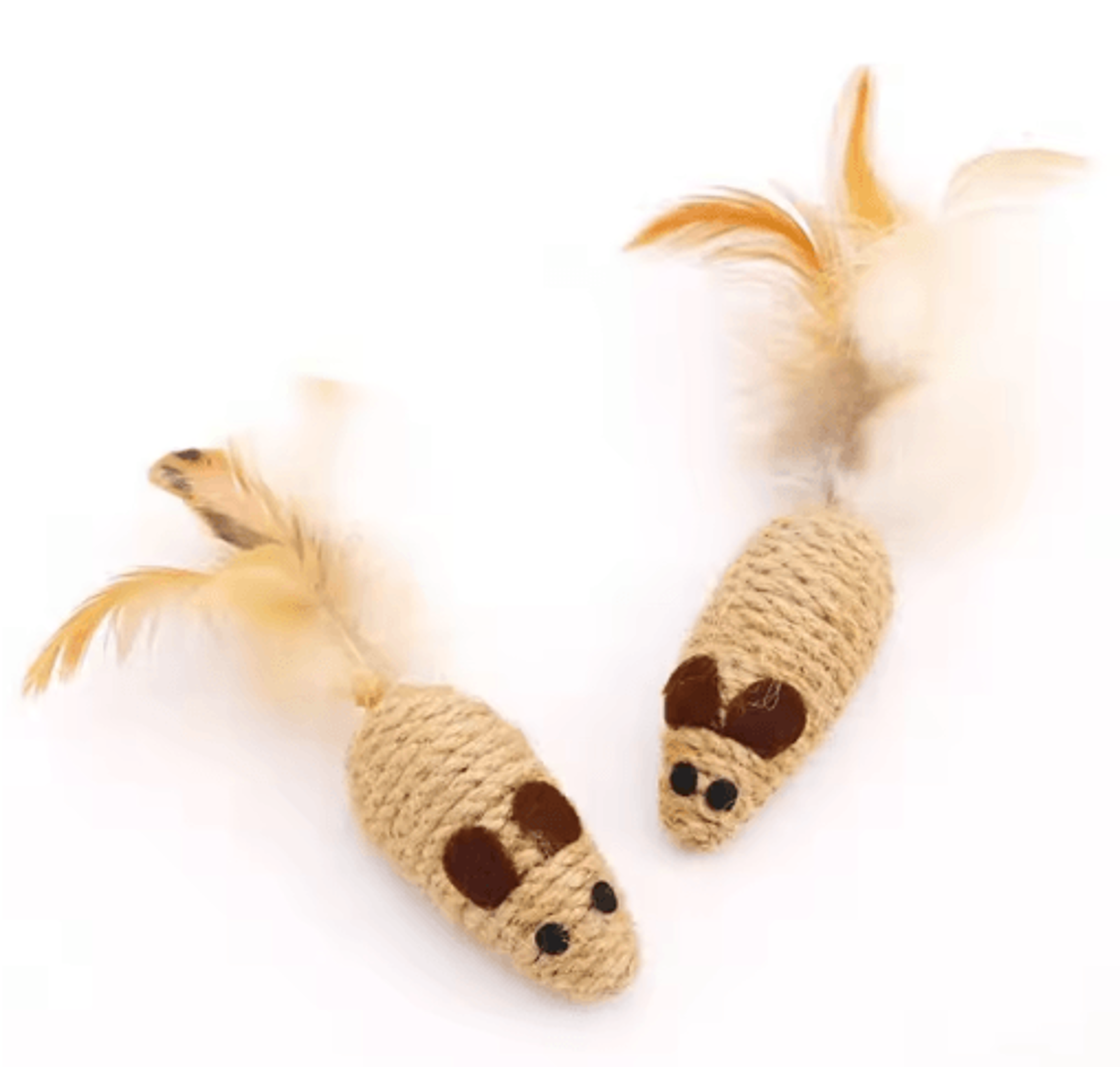 Sisal Mouse Interactive Cat Toy BiteResistant Plush Mouse For Hunting  SelfPlay Fun 3