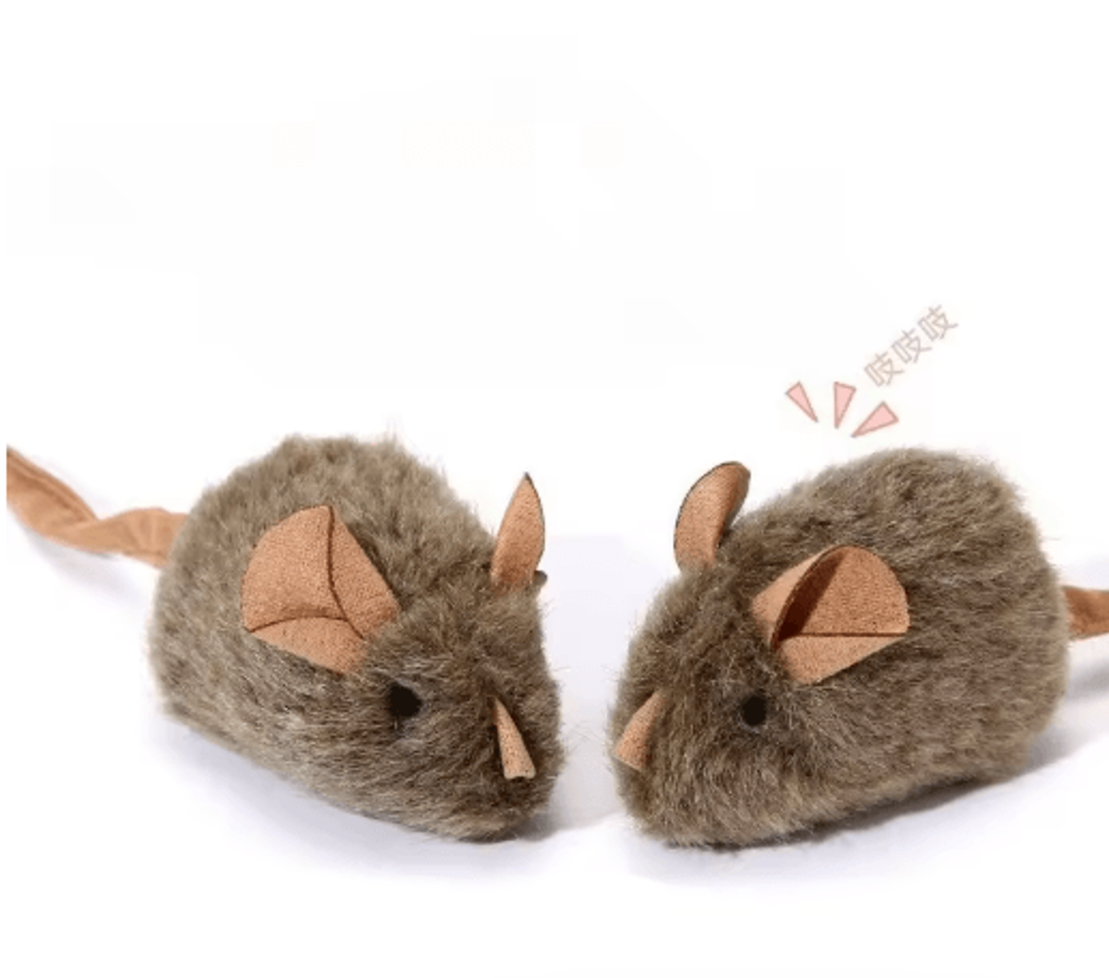 SqueakyMouse Smart Interactive Plush Cat Toy 3