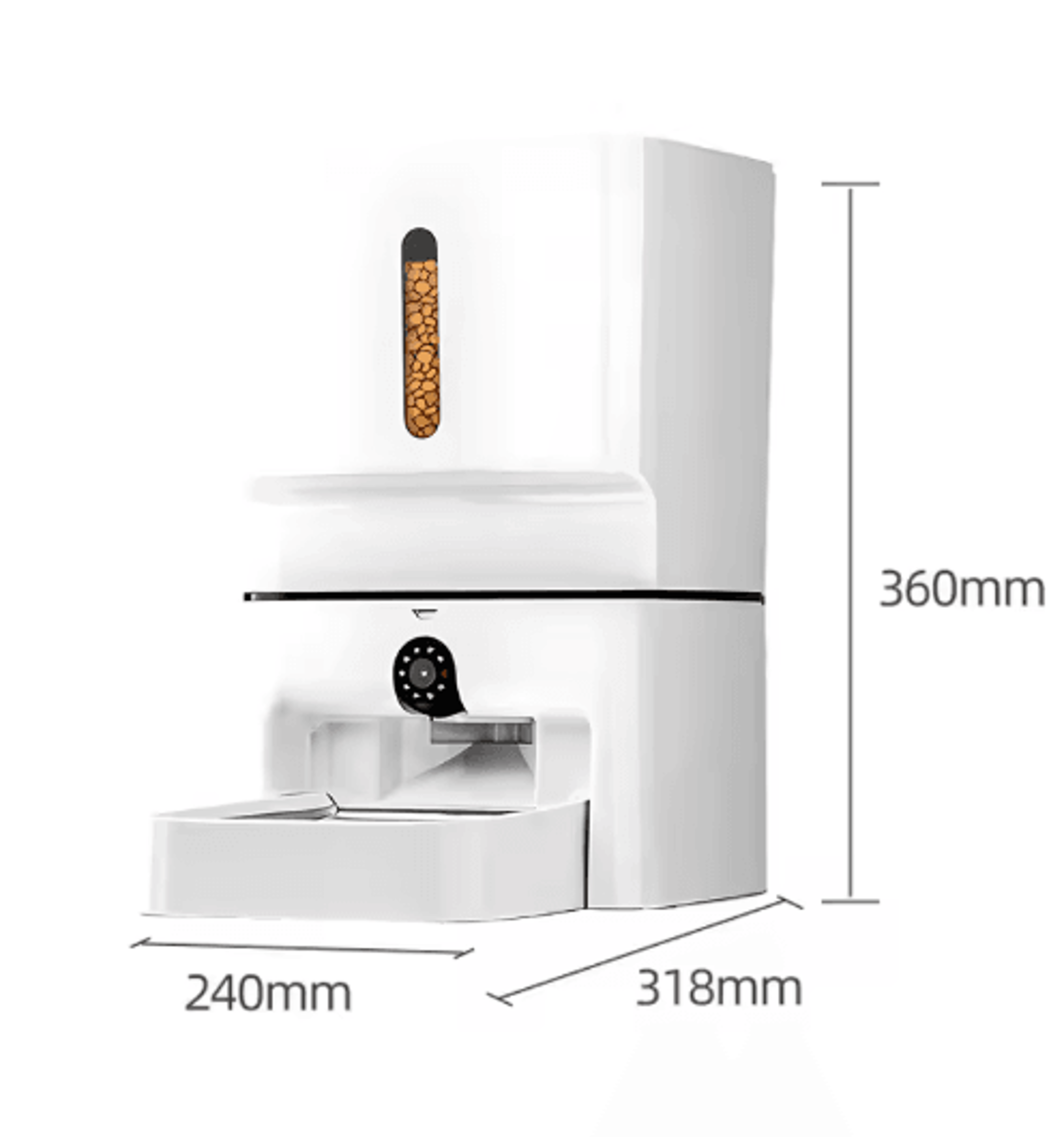SmartServe 7L WiFi Automatic Pet Feeder With Camera  Voice Control 2
