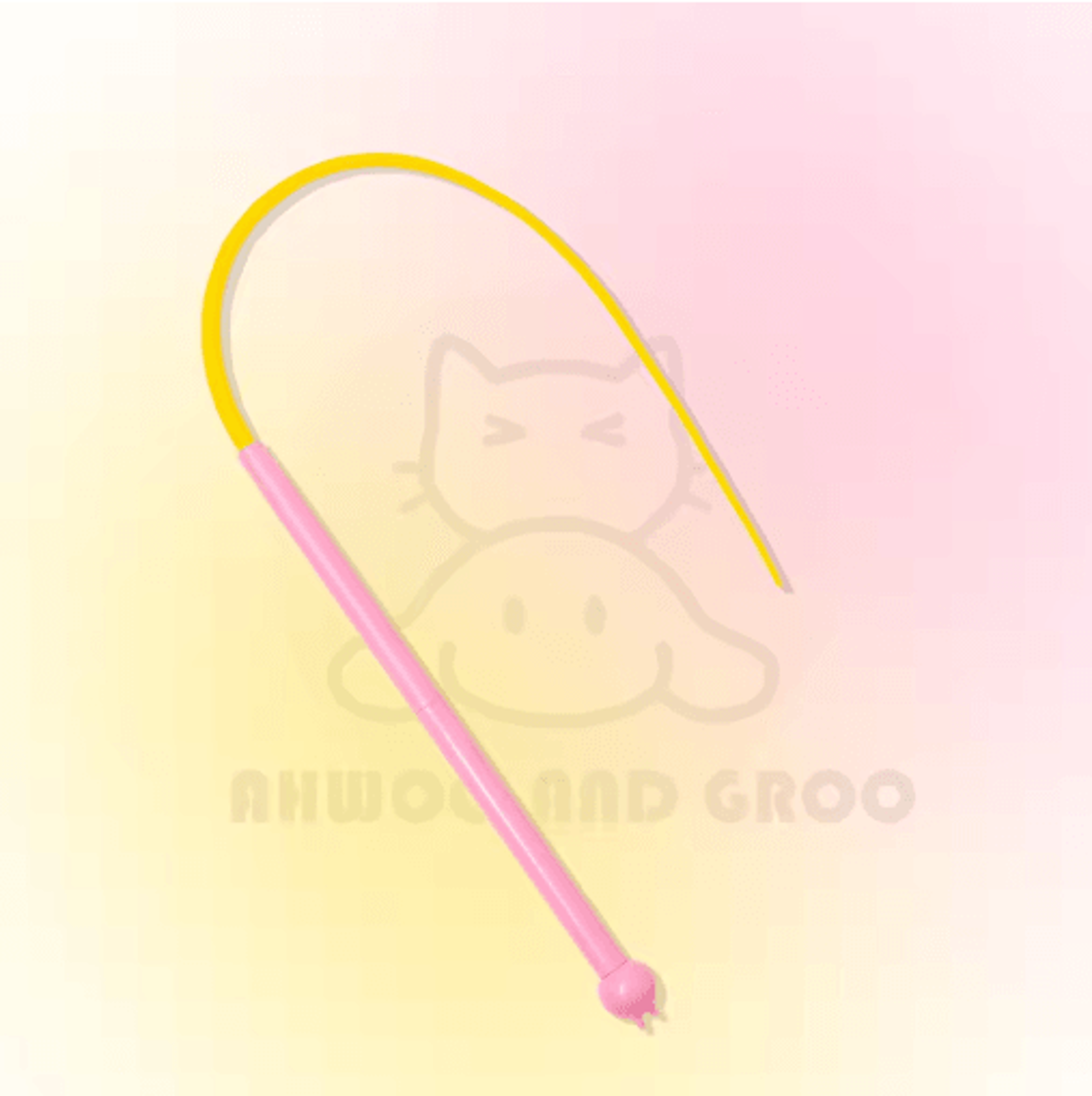 WiggleTail Interactive Mouse Tail Cat Teaser Wand With Bell 2