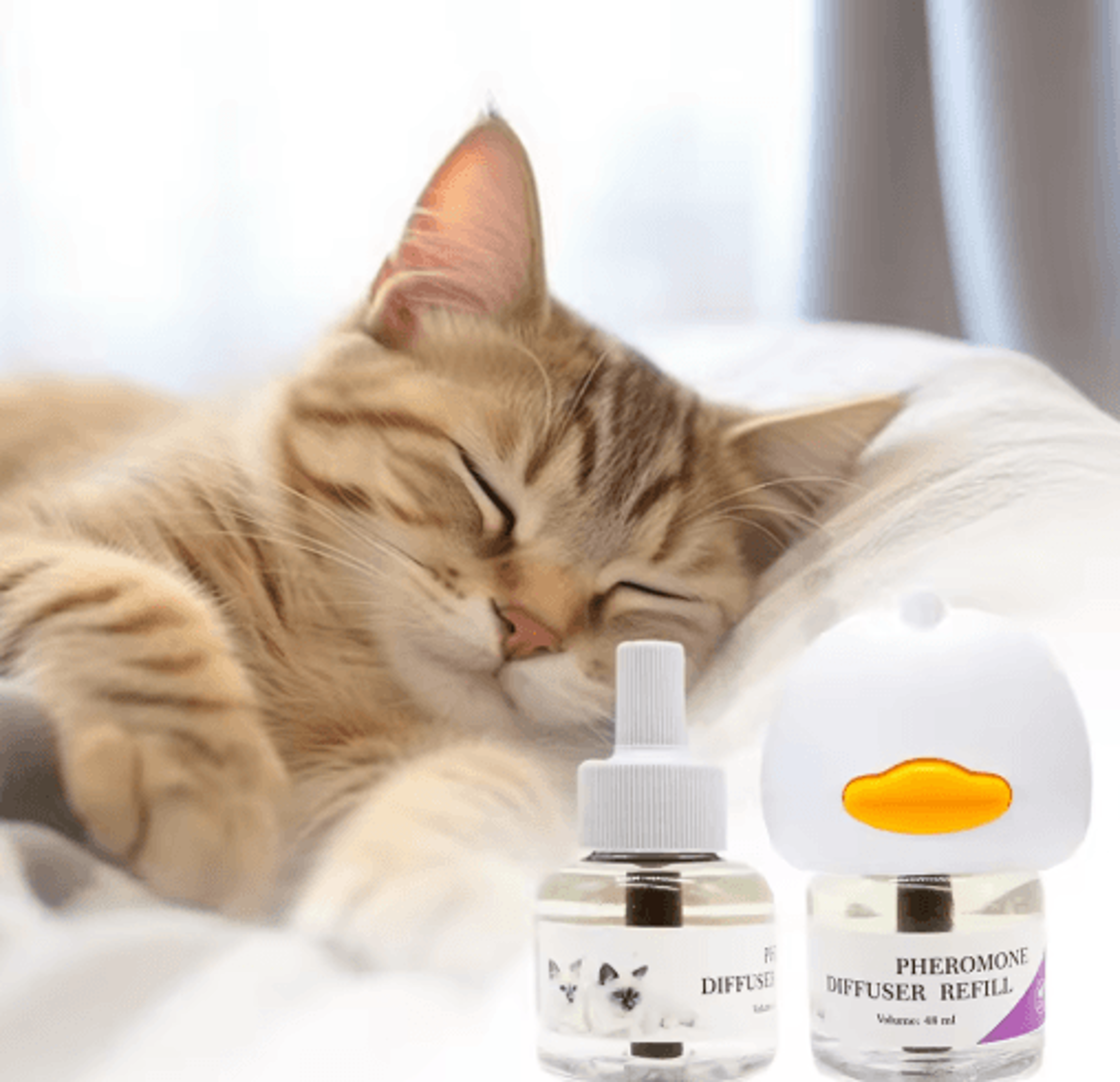 ComfortCalm 48ml Pheromone Diffuser Refill  LongLasting Calming Support For Cats  Dogs 7