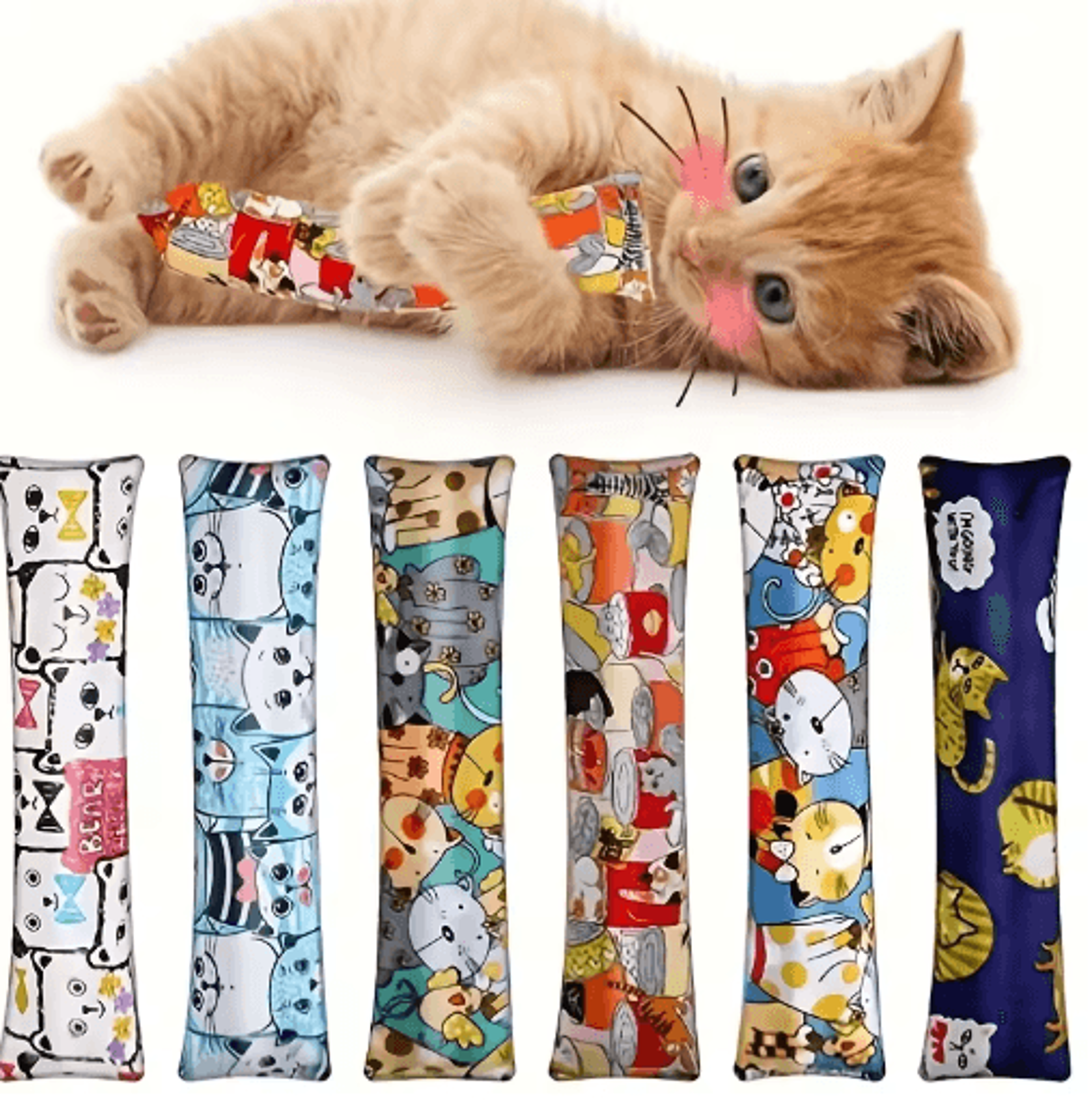 PlayPounce Plush Cat Teaser Wand  BiteResistant Interactive Toy For Cats  Kittens 1