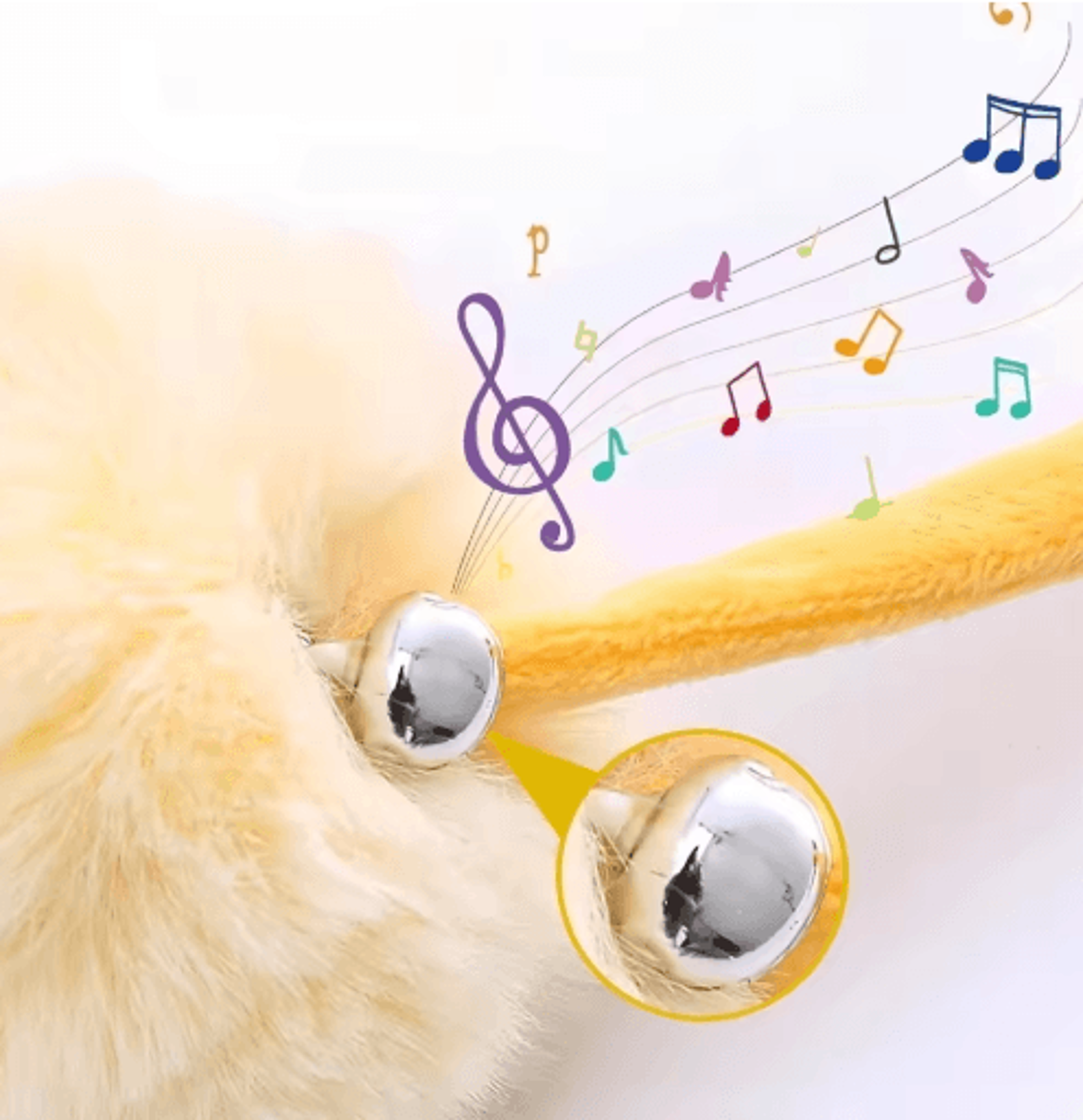 BouncePaw Suction Cup Cat Teaser  WallMount Spring Toy With Bunny Fur Ball For Independent Play 6