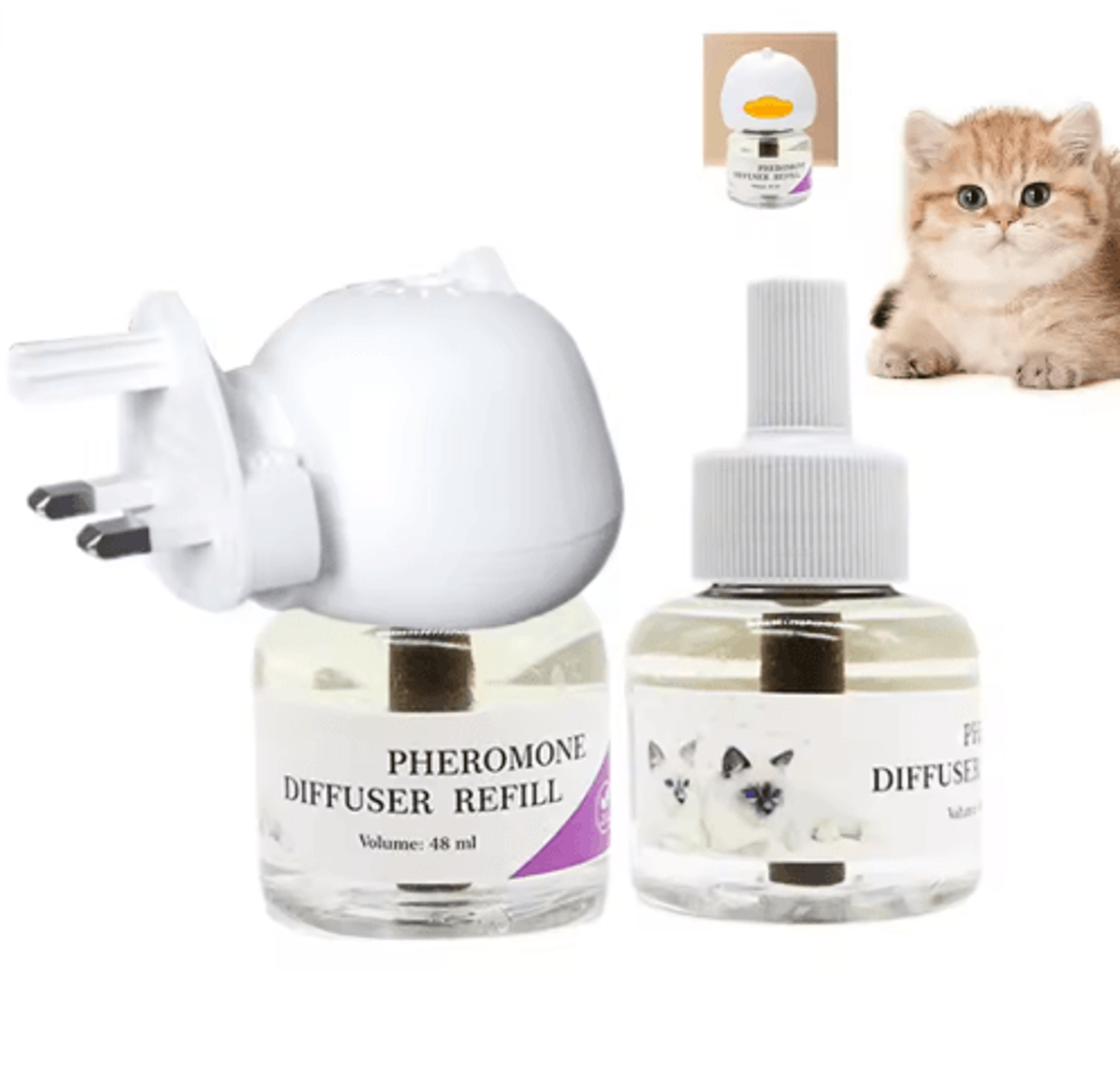 Long Lasting Cat Pheromone Diffuser For Stress Relief And Comfort 0