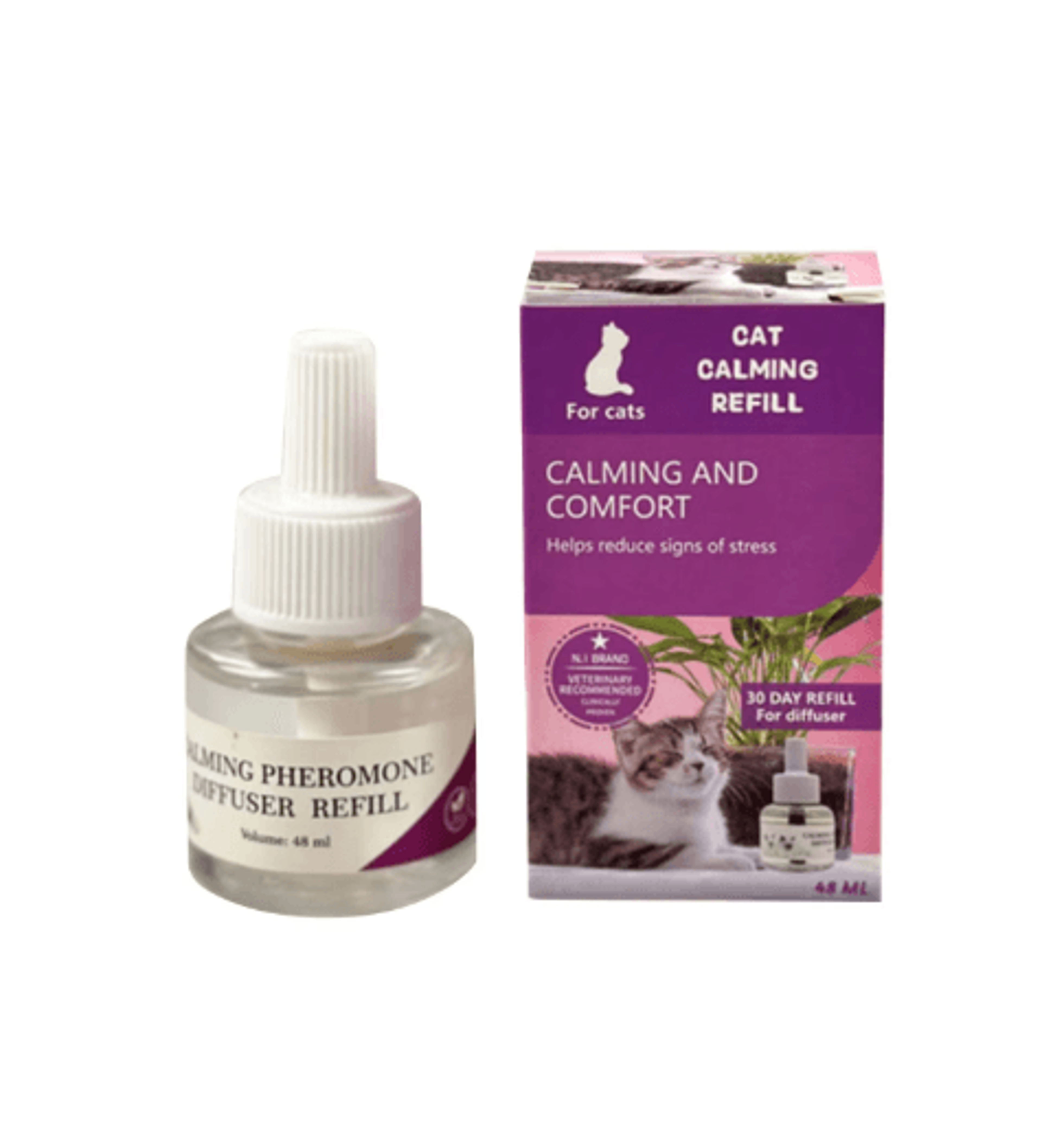 48ML Cat Pheromone Diffuser Starter Kit For A Calm And Relaxing Home 0
