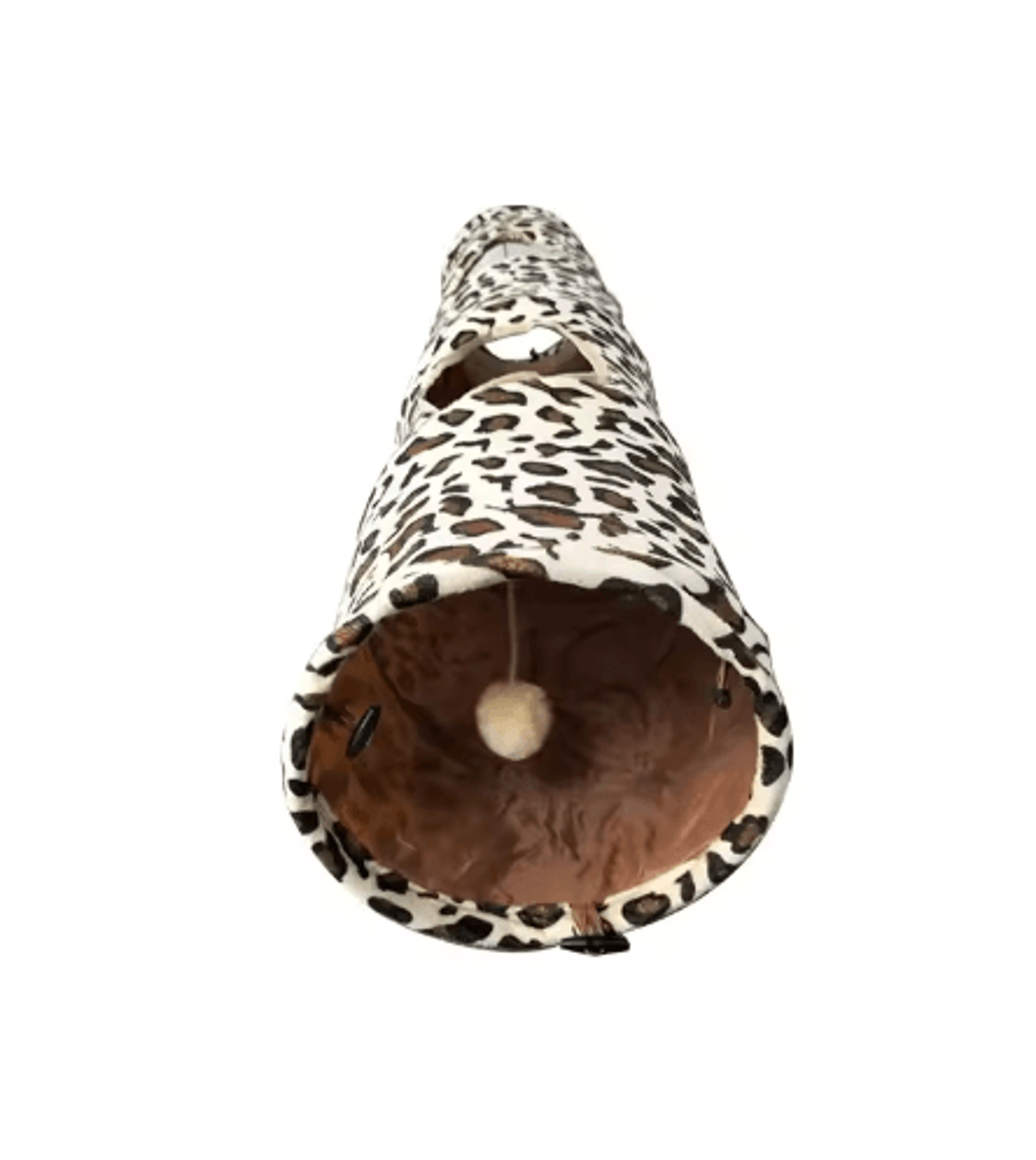 Leopard Print Crinkle Cat Tunnel For Interactive Play  Exercise 3