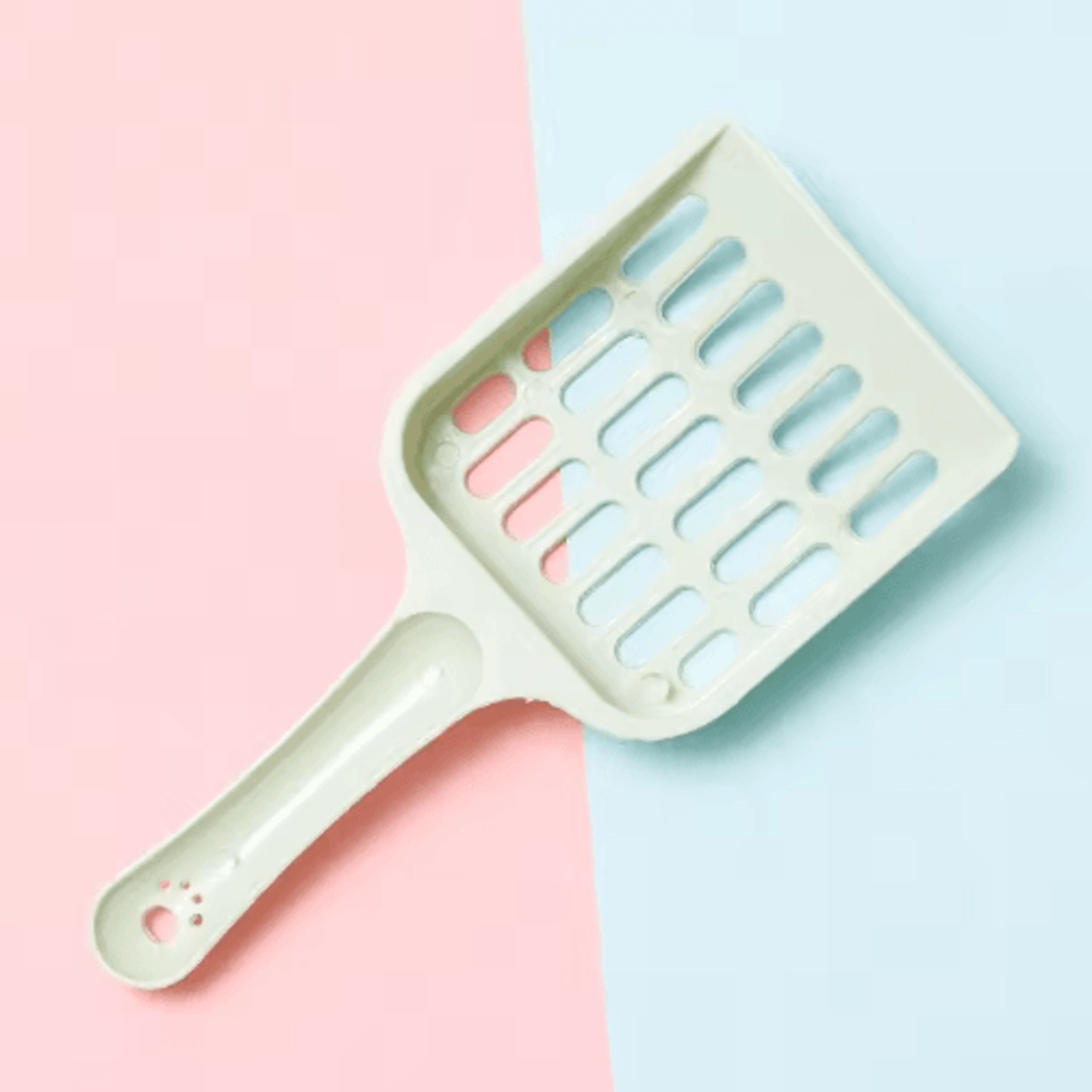 Candy Color Cat Litter Scoop With Comfortable Horizontal Handle 1